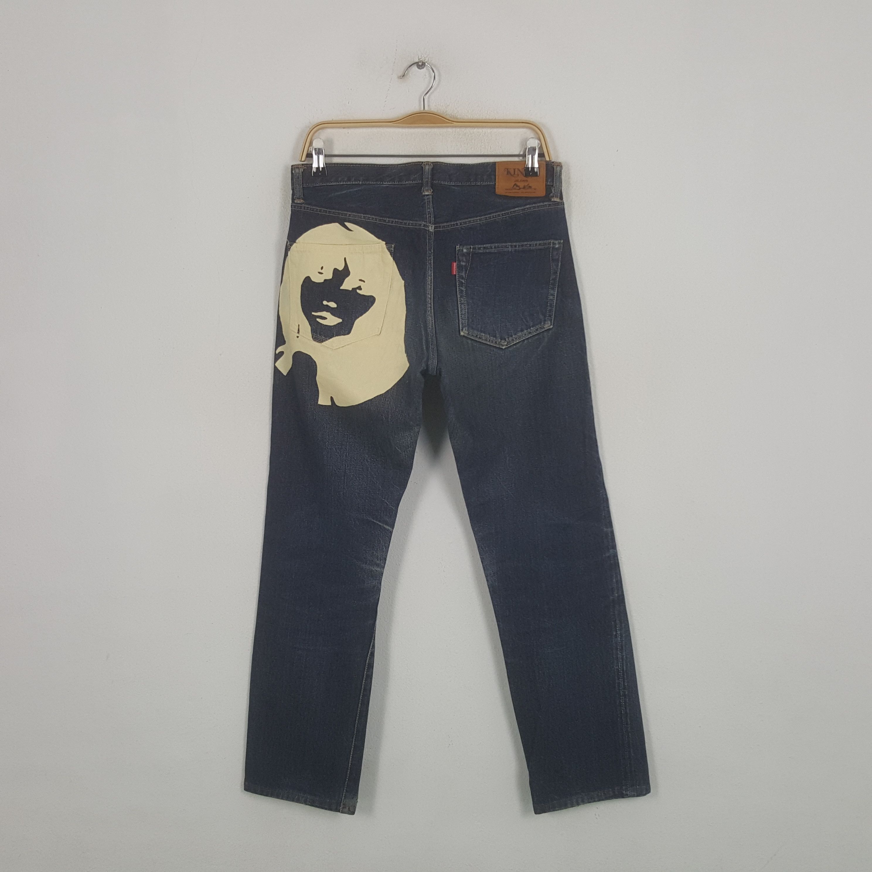 Hysteric Glamour × Japanese Brand × Vintage Vintage Hysteric Glamour Japanese Brand Custom Art Jeans Size US 31 - 1 Thumbnail