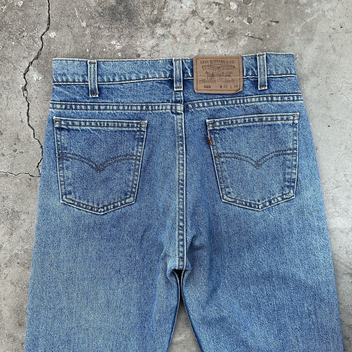 Levi's × Vintage Vintage Levi's 505 Made in USA 32x34 Size US 32 / EU 48 - 5 Thumbnail