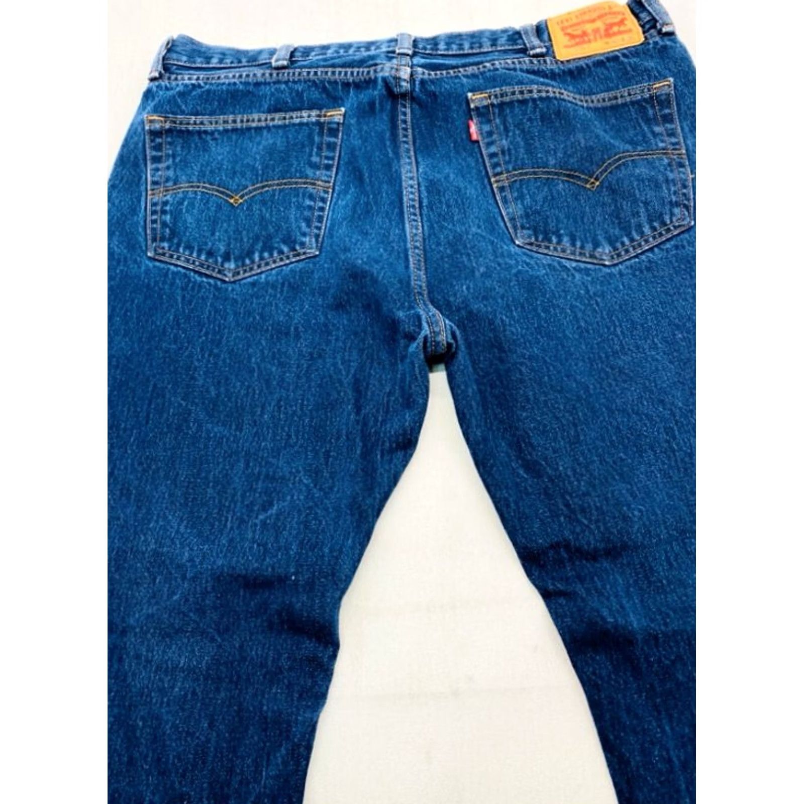 Levi's Levi's 505 Jeans Mens 40x30 Blue Denim Cotton 5-Pocket Regular Straight Levi's 500 Series Jeans Mens 40 30 Denim 505 Straight Size US 40 / EU 56 - 6 Thumbnail