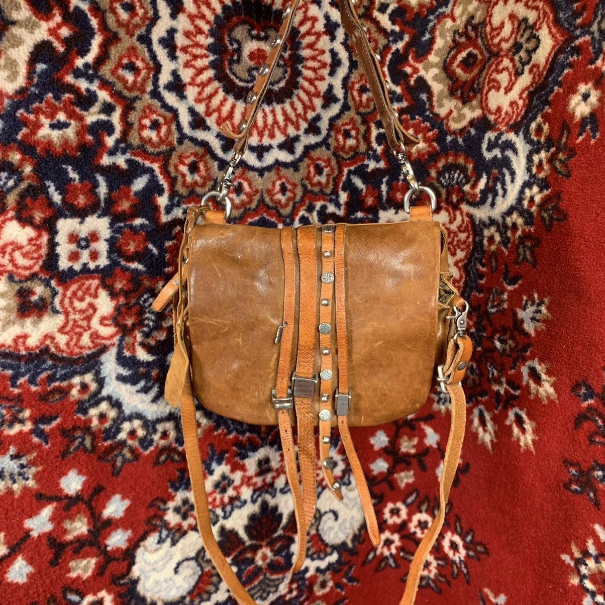 A.S.98 High Fashion Vintage A.S.98 Leather Multi-Strap Shoulder Bag Size ONE SIZE - 2 Thumbnail