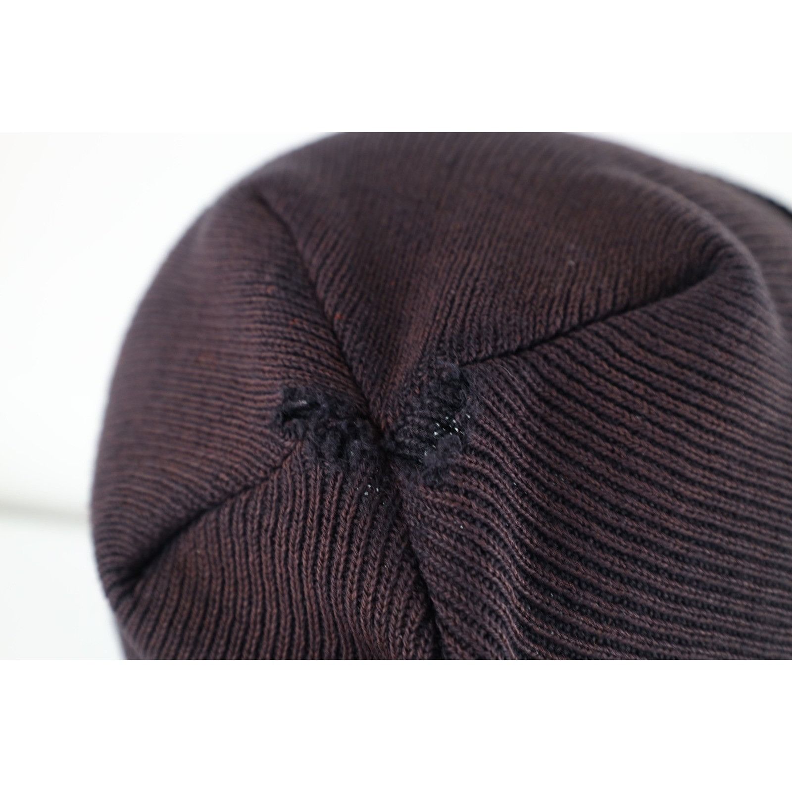 Carhartt Vintage 90s Carhartt Spell Out Sun Faded Knit Beanie Hat Size ONE SIZE - 7 Thumbnail