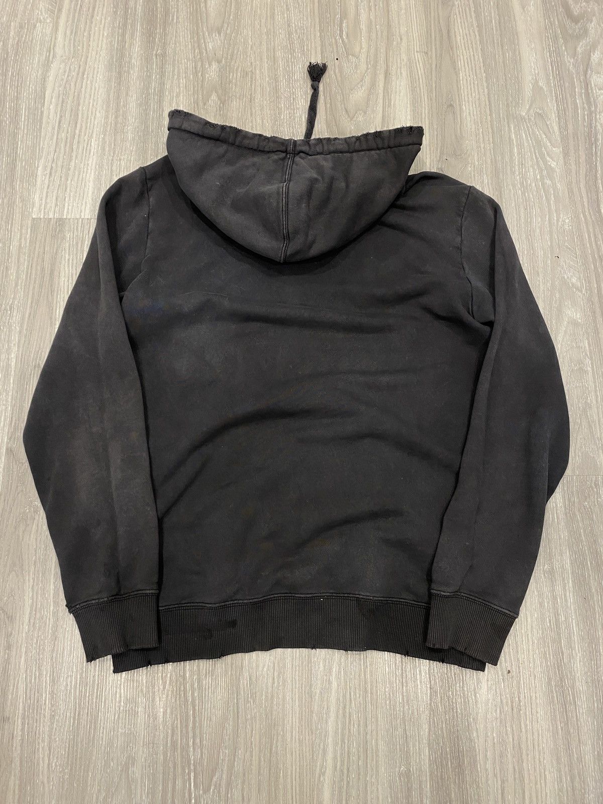 Saint Laurent Paris Saint Laurent Hedi Slimane Logo Hoodie Distressing Size US M / EU 48-50 / 2 - 2 Thumbnail