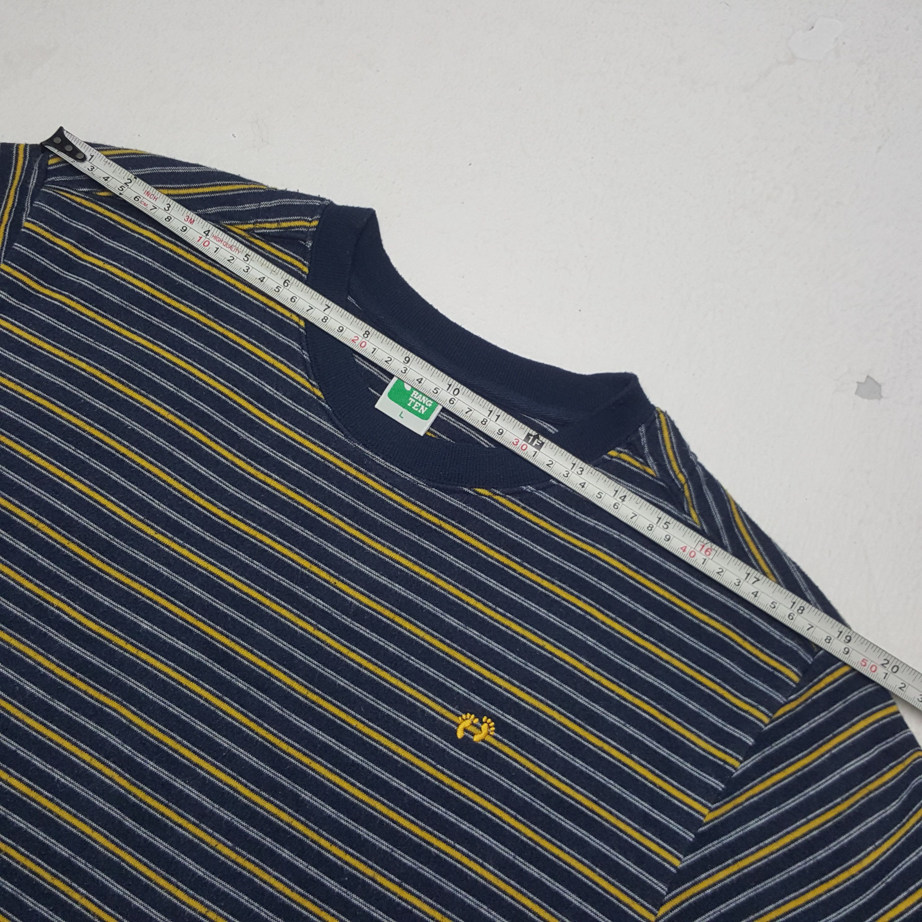 Hang Ten × Vintage Vintage Hang Ten Stripe Long Sleeve Tshirt Size US S / EU 44-46 / 1 - 5 Thumbnail