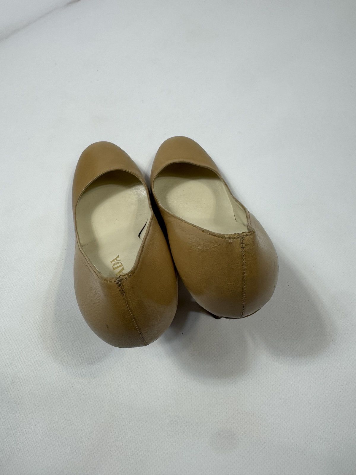 Prada Prada Nude Patent Leather Hight Heels Size US 7 / IT 37 - 8 Thumbnail