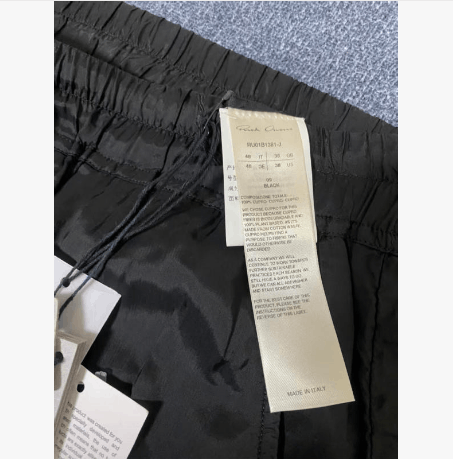 Rick Owens Rick Owens SS22 Black Drawstring Cropped Pants Men's Size 48 Size US 32 / EU 48 - 7 Thumbnail