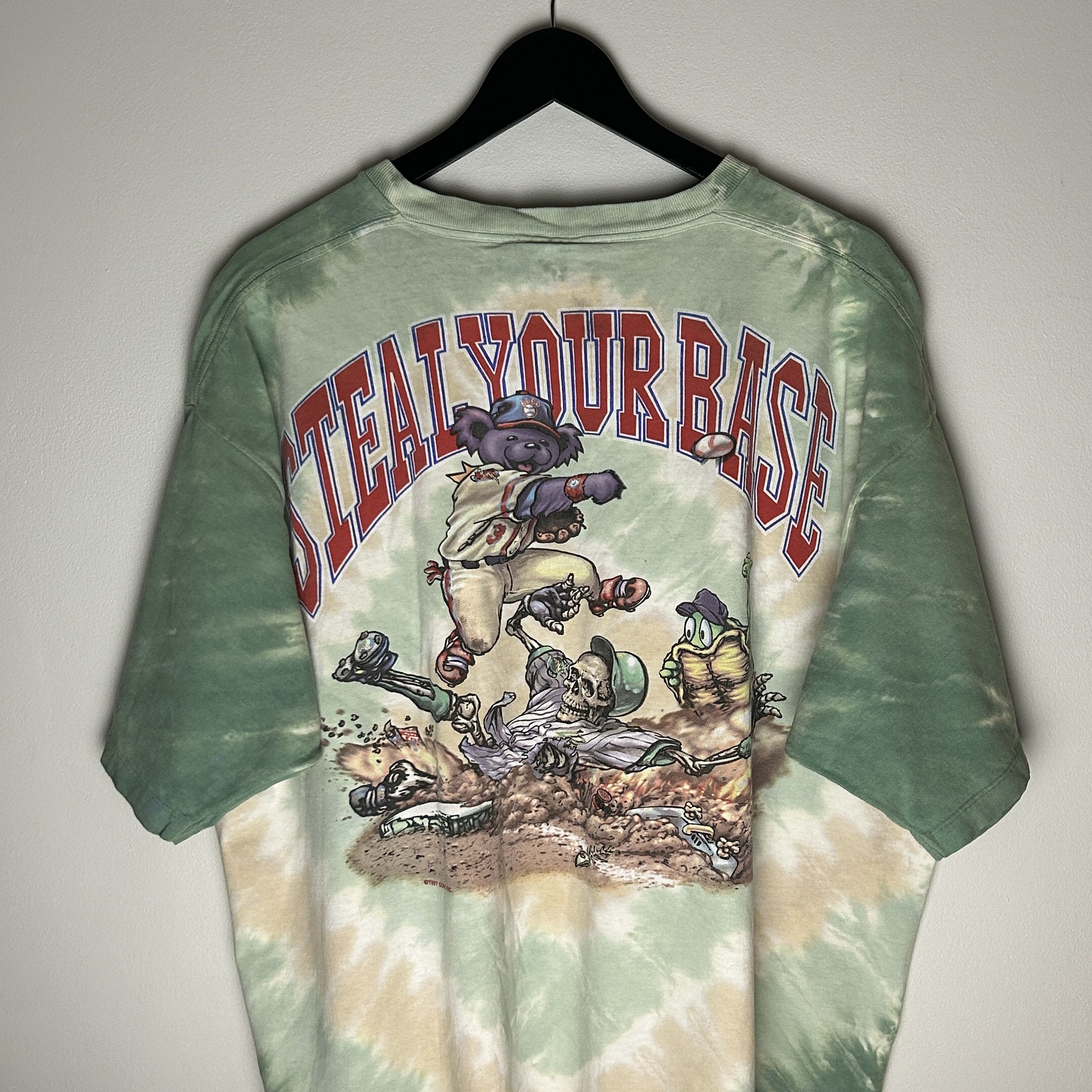Band Tees Vintage Grateful Dead Steal Your Base 1997 Band T-shirt Size US XXL / EU 58 / 5 - 4 Thumbnail