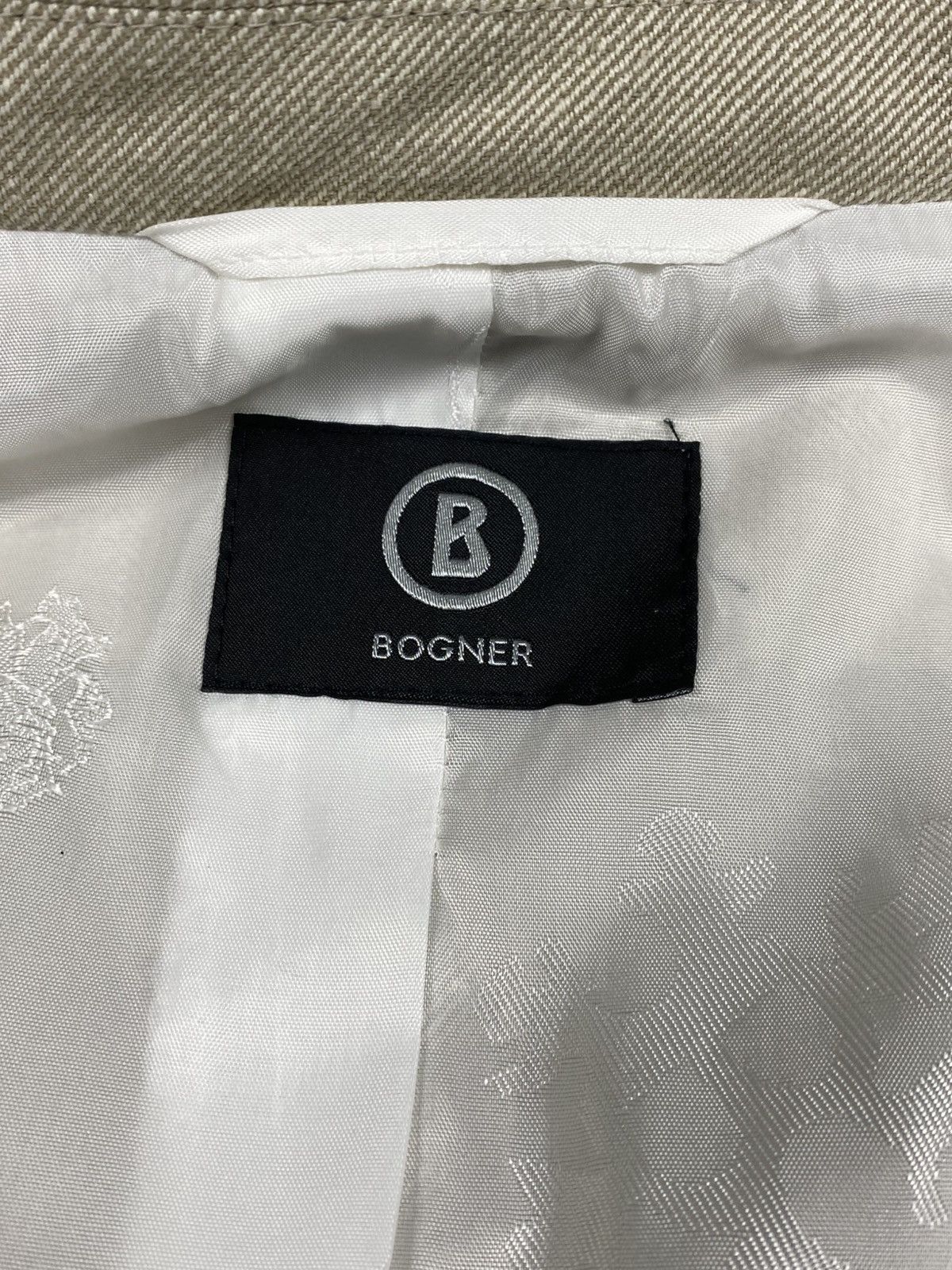 Bogner Bogner Beige Linen Cotton Tailored Blazer EU44 XL luxury Size XL / US 12-14 / IT 48-50 - 19 Thumbnail