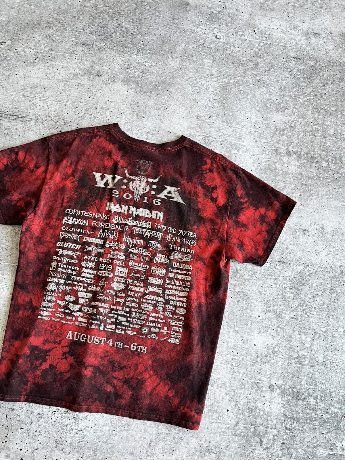 Iron Maiden Wacken Open Air 2016 Festival T-Shirt Tie-Dye iron maiden Size US L / EU 52-54 / 3 - 3 Thumbnail