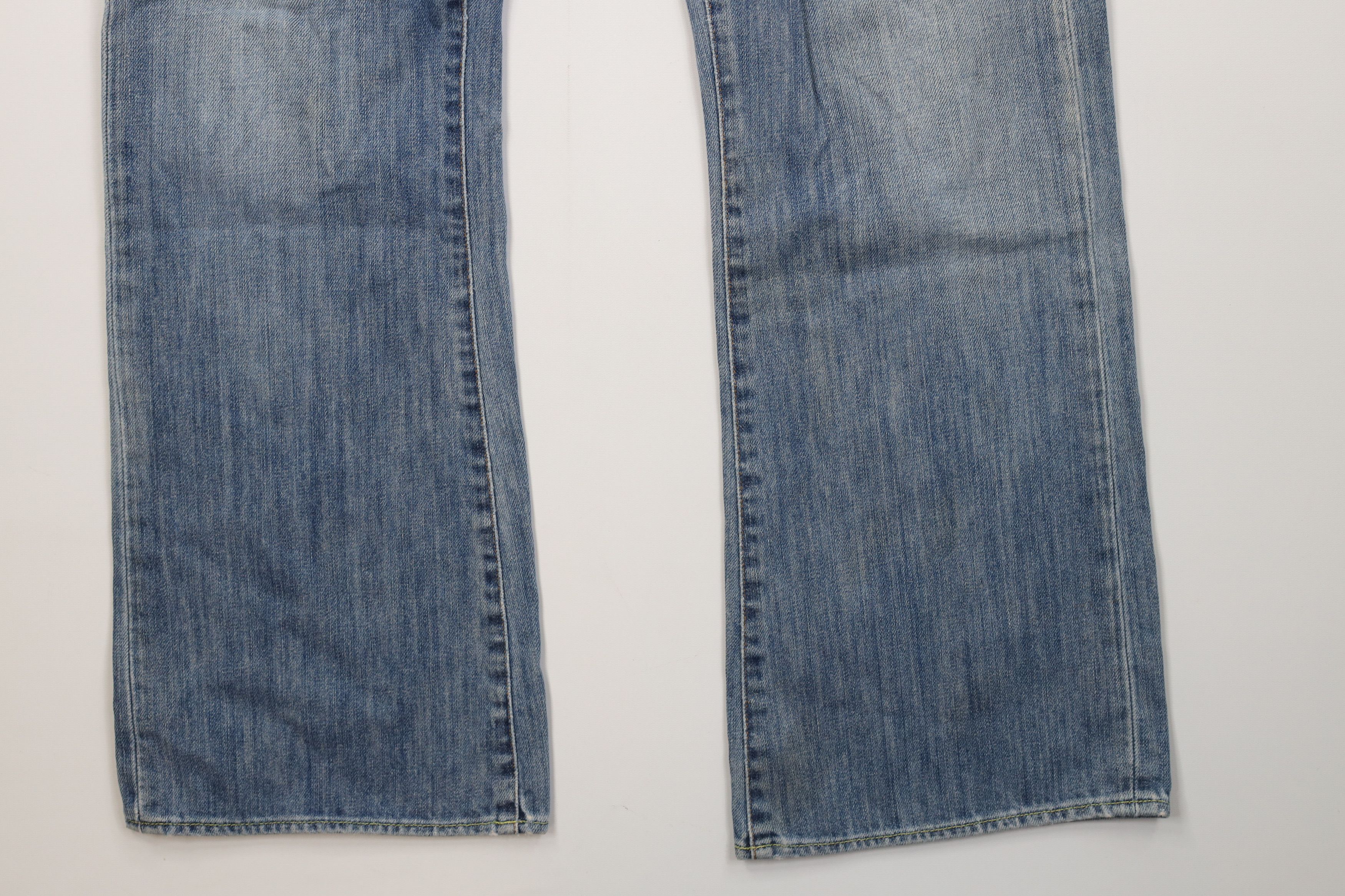 Guess Vintage 90s Y2K Guess Jeans Flared Wide Leg Denim Jeans Blue Size US 34 / EU 50 - 5 Thumbnail