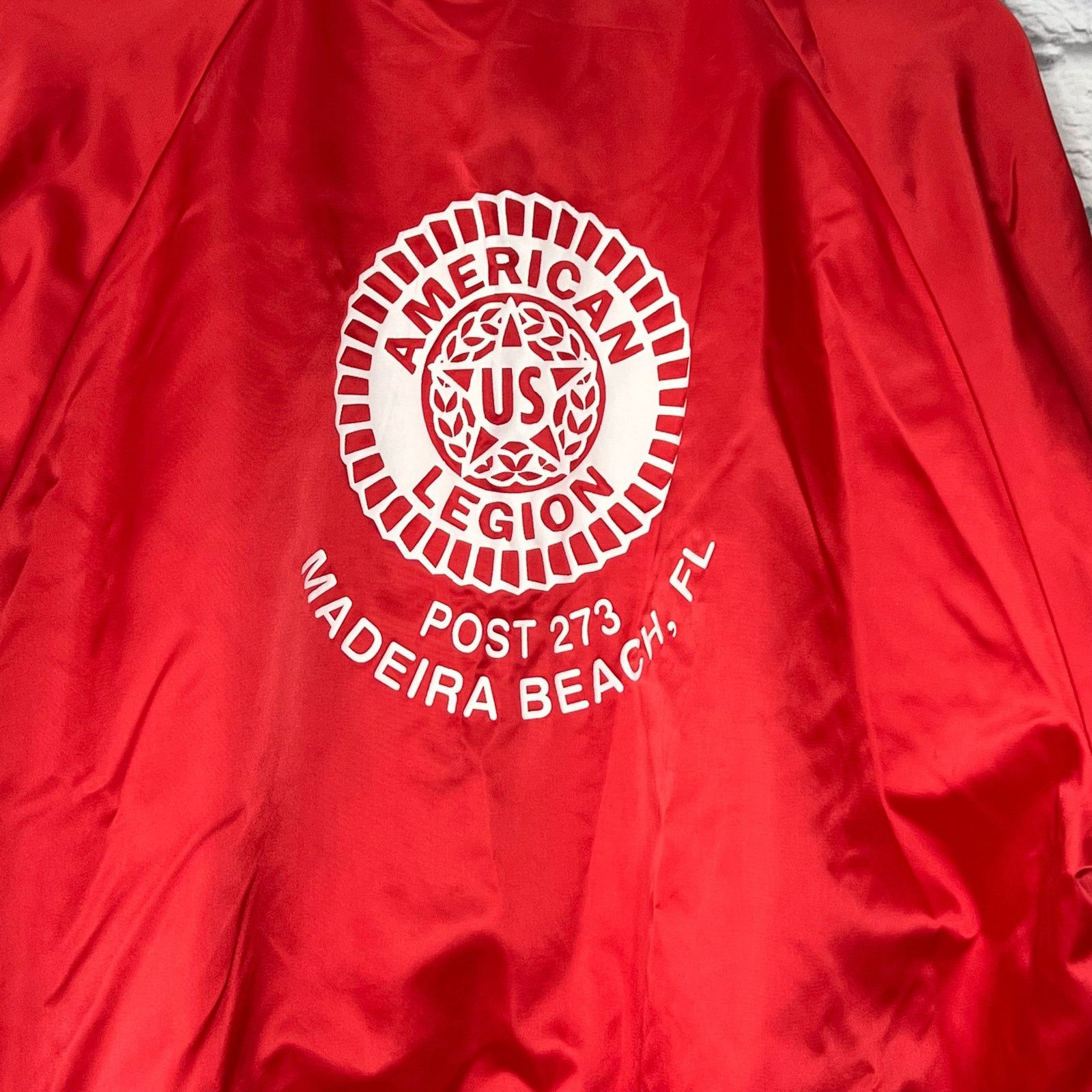 Auburn Sportswear VTG Auburn Sportswear Nylon Red Jacket XL American Legion Size US XL / EU 56 / 4 - 5 Thumbnail