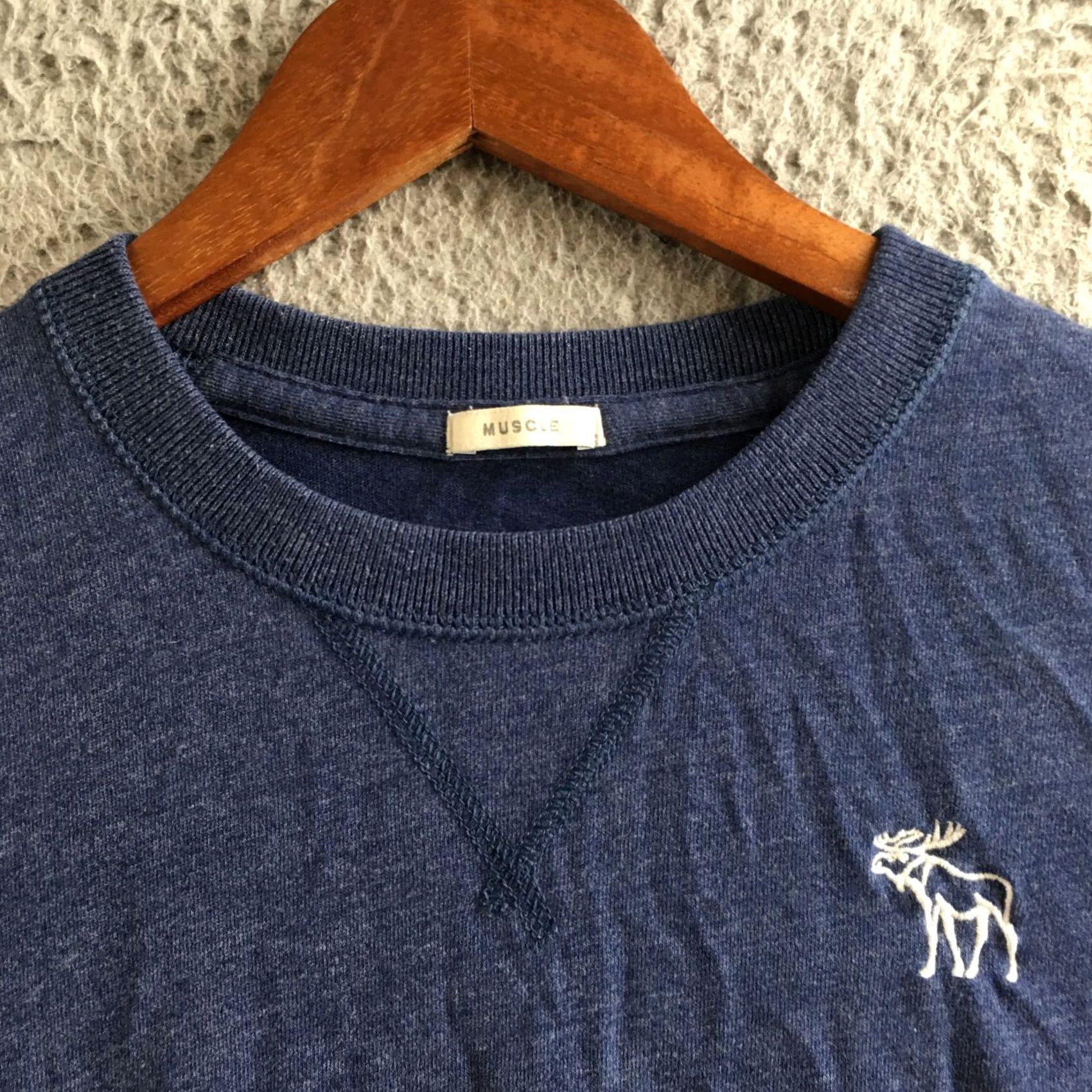 Abercrombie & Fitch Abercrombie & Fitch T Shirt Mens Small Blue Short Sleeve Crew Neck Pullover Tops Size US S / EU 44-46 / 1 - 3 Thumbnail