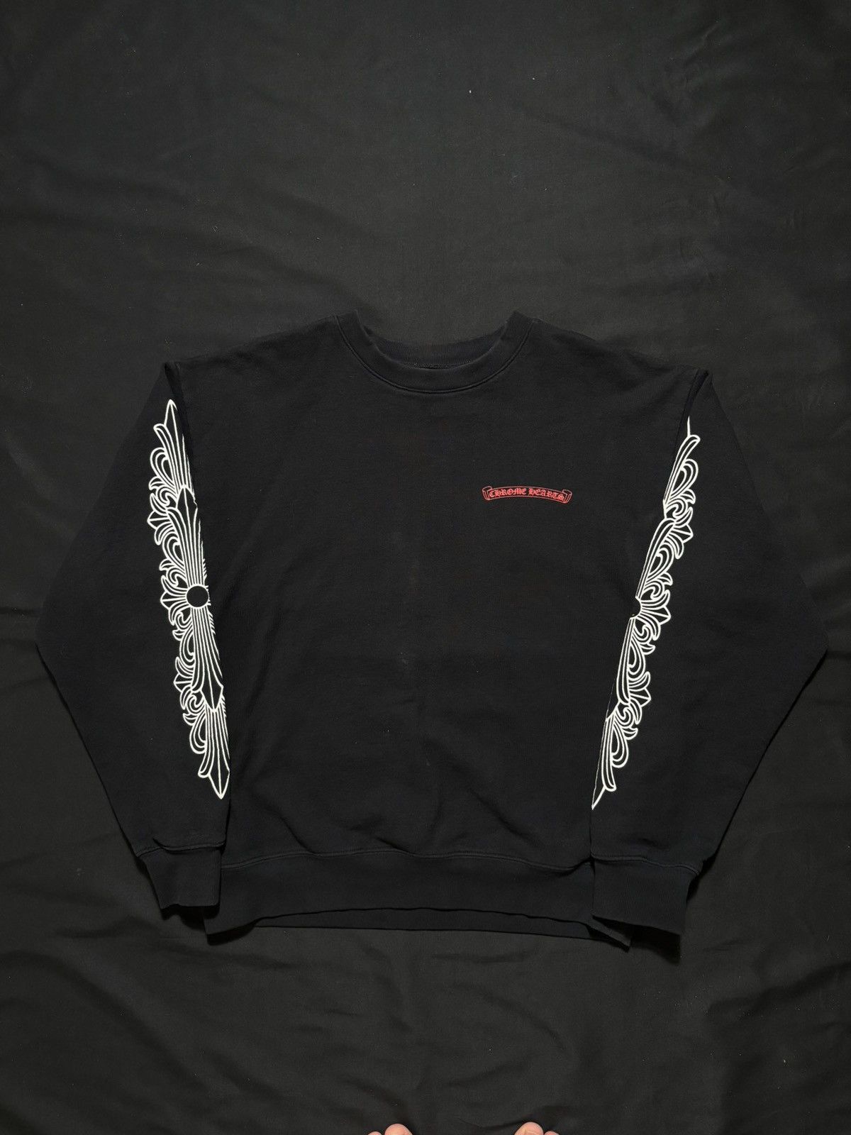 Chrome Hearts Chrome Hearts Chomper Crewneck - Size Large Size US L / EU 52-54 / 3 - 1 Thumbnail