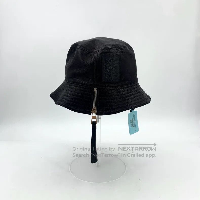Loewe Loewe size S Black logo leather badge cotton lamb leather f Size ONE SIZE - 4 Thumbnail