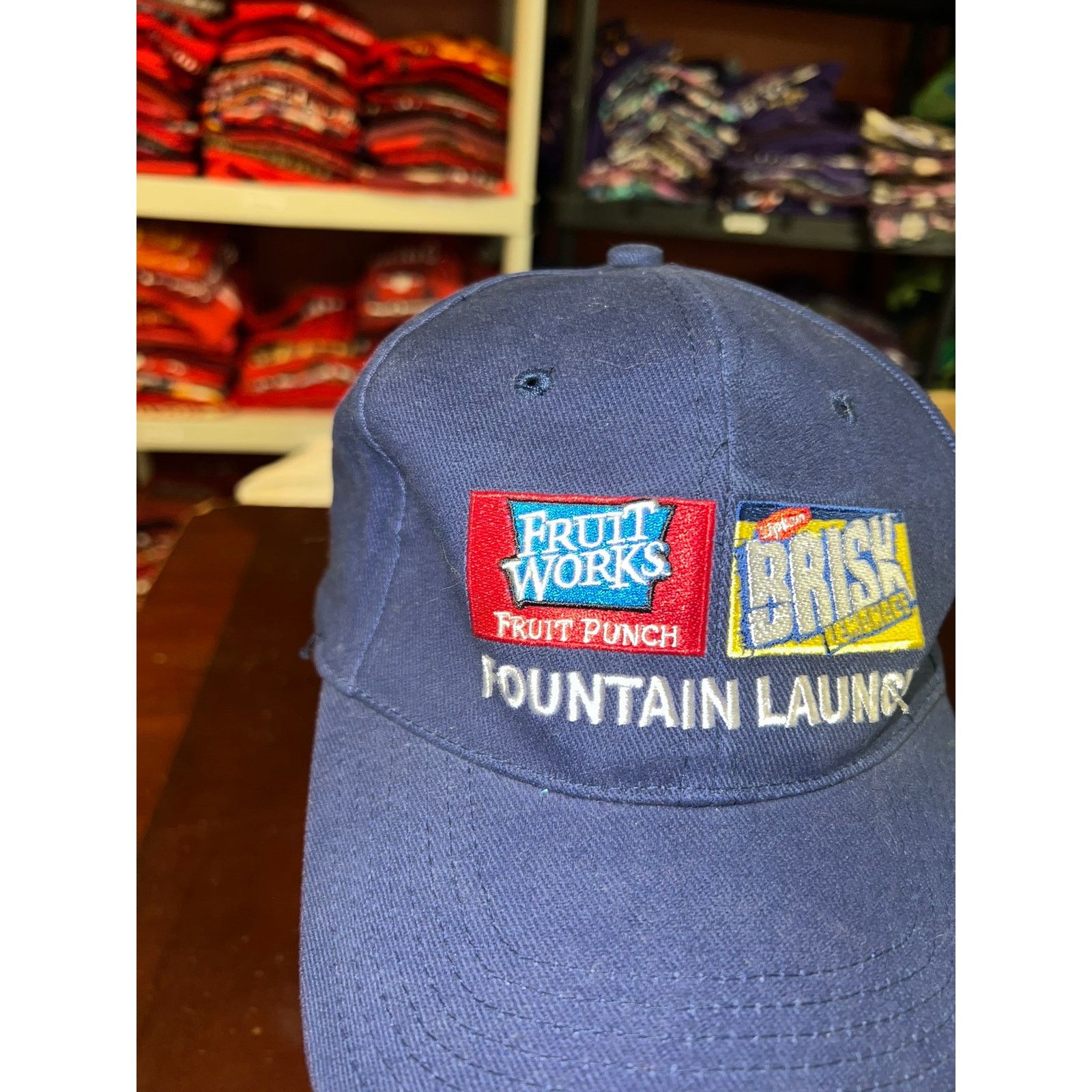 Vintage Vintage Brisk Lemonade Hat Fruit Works Punch Lipton Cap Size ONE SIZE - 3 Thumbnail