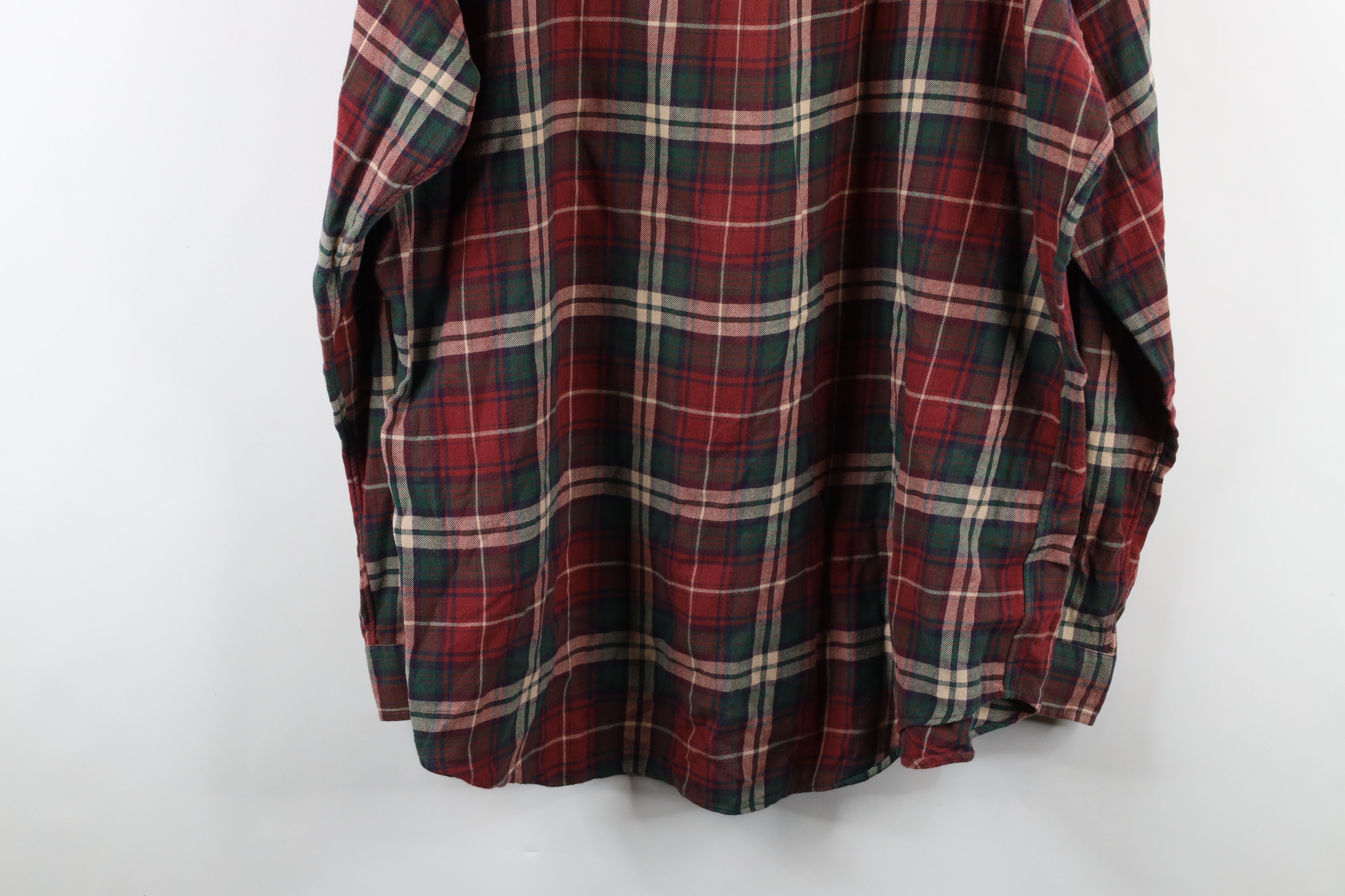 Ralph Lauren × Vintage Vintage 90s Ralph Lauren Flannel Button Down Shirt Plaid Size US L / EU 52-54 / 3 - 10 Thumbnail