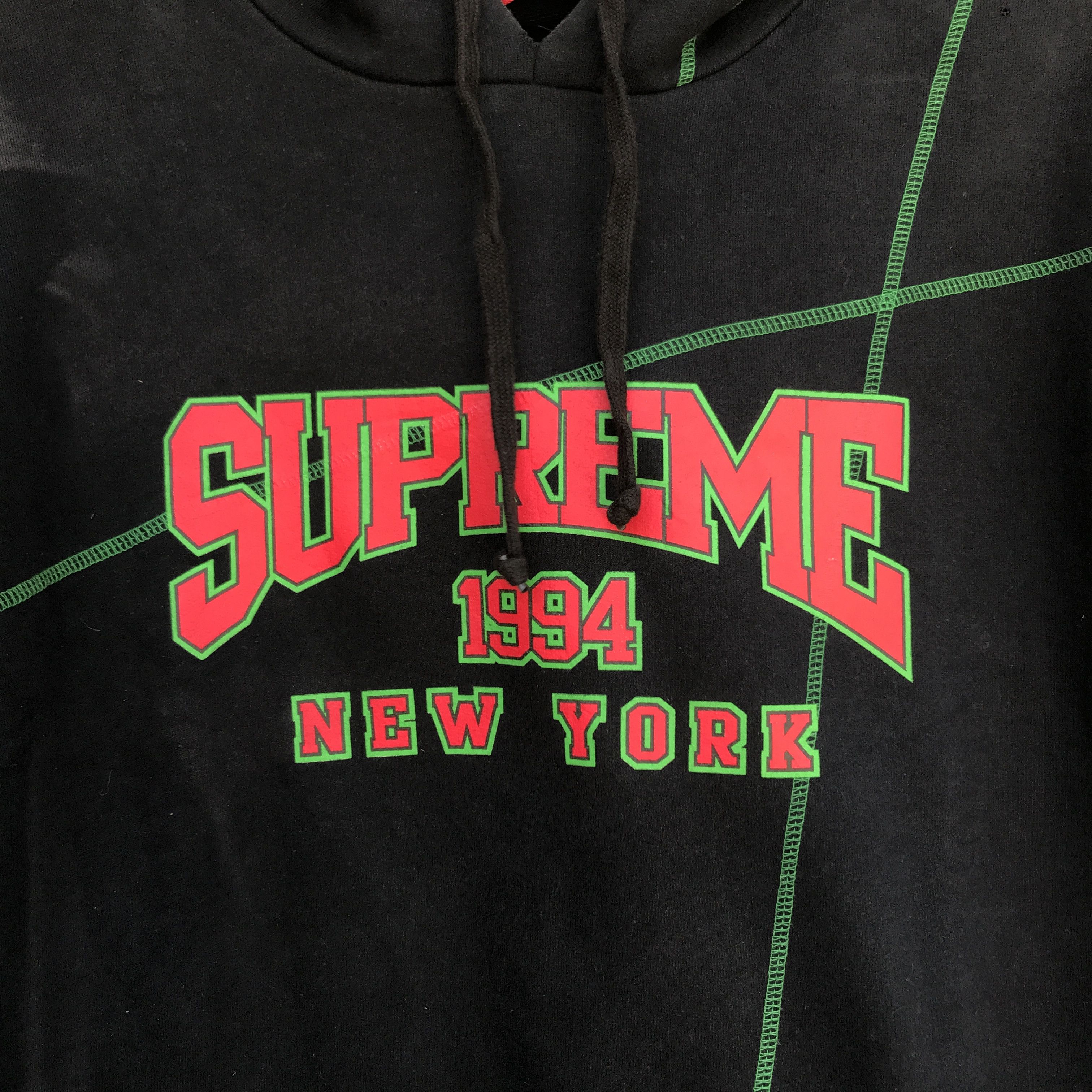 Supreme Supreme College Hoodie 2007 Black Size US XL / EU 56 / 4 - 2 Thumbnail
