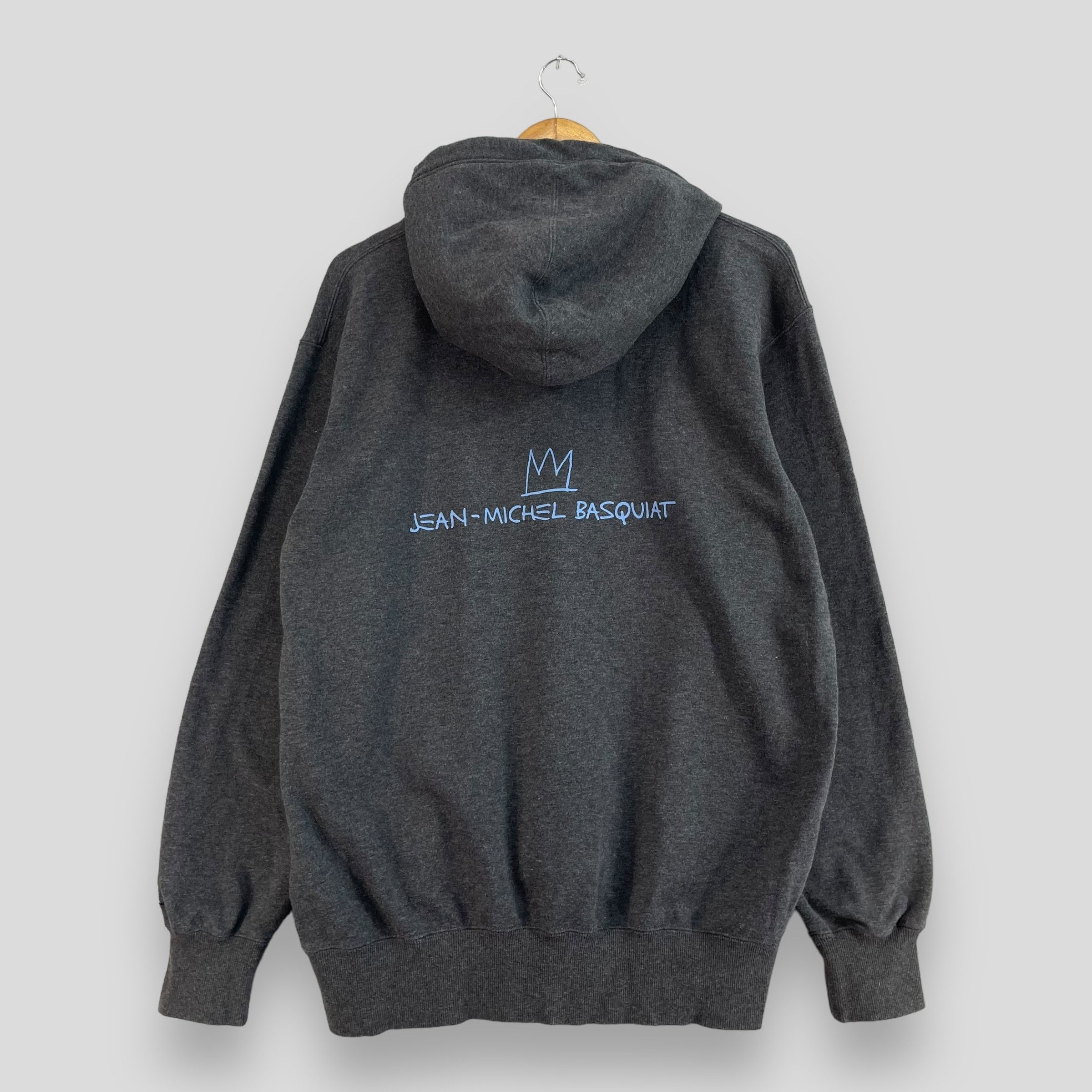 Japanese Brand × Jean-Michel Basquiat Vintage JEAN MICHEL BASQUIAT Pop Art Artwork Hoodie Size US L / EU 52-54 / 3 - 8 Thumbnail