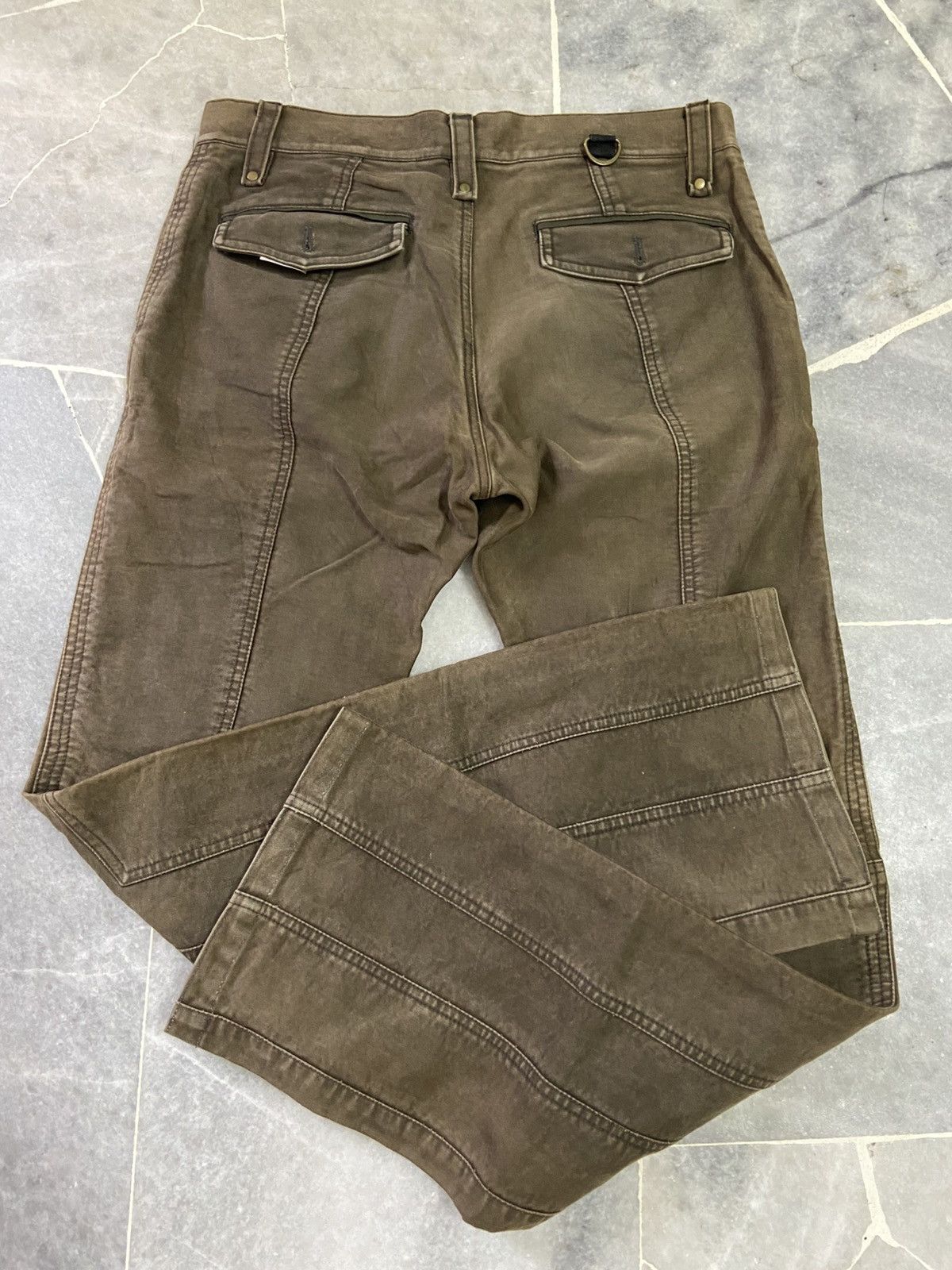 Japanese Brand KENJI ITO Comme Ca Multi Pocket Cargo Zipper Low Rise Pants Size US 32 / EU 48 - 6 Thumbnail