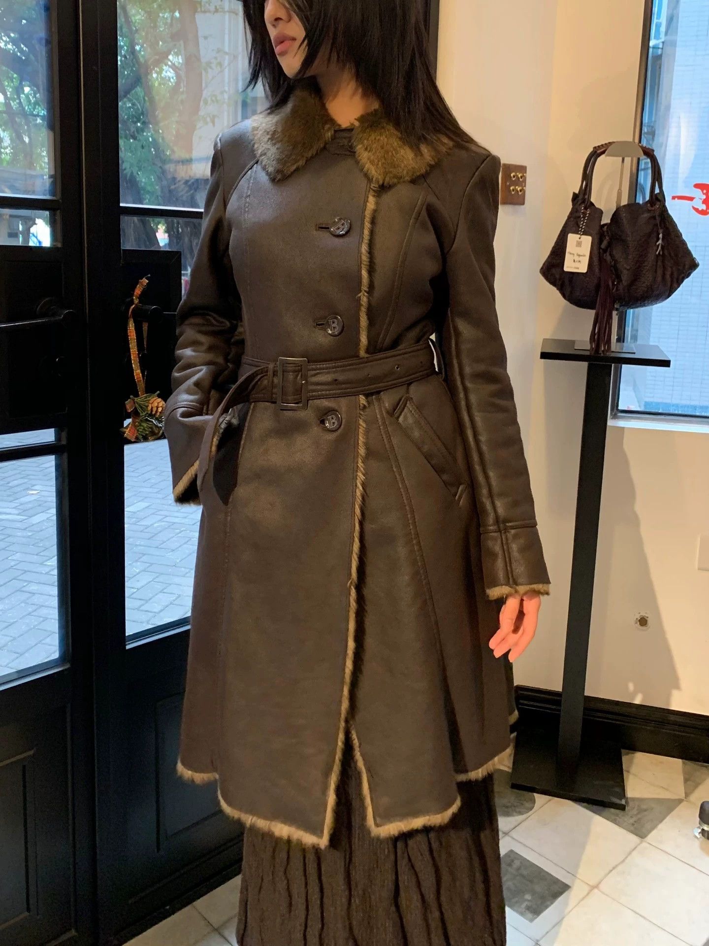 Balmain Balmain Suede Eco-Fur Coat 38 Size XS / US 0-2 / IT 36-38 - 1 Thumbnail