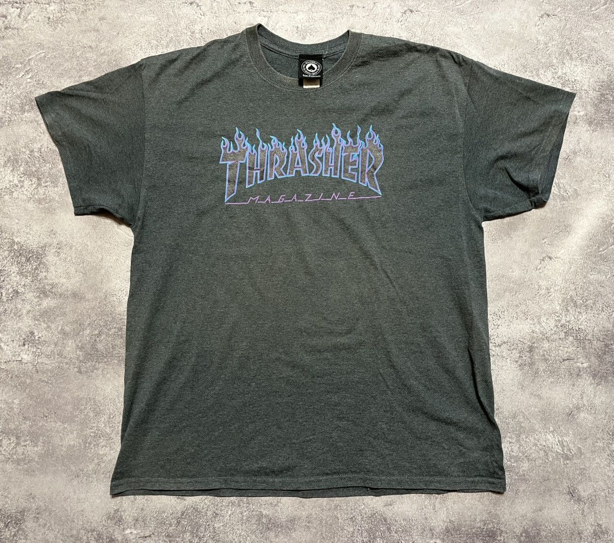 Thrasher Trasher vintage skateboard tee shirt Size US XL / EU 56 / 4 - 1 Thumbnail