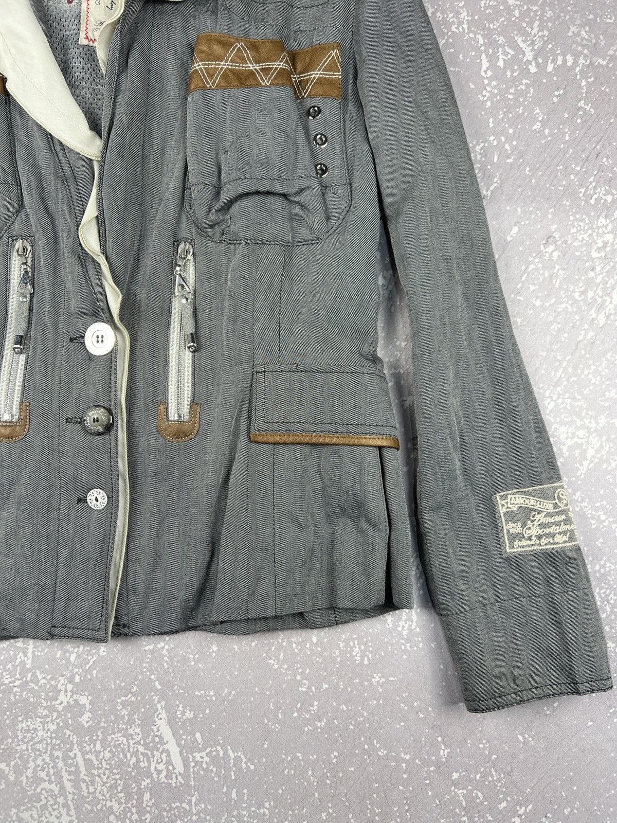 Sportalm Kitzbuhel Vintage Sportalm Military Napoleon Style Blazer Jacket Size S / US 4 / IT 40 - 4 Thumbnail