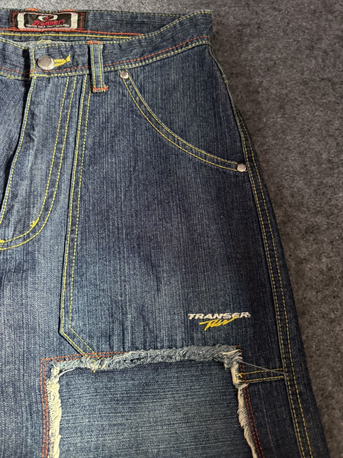 G-Unit × JNCO 2000s Transfer Baggy Patch Work Details Loose Jeans Size US 29 - 11 Thumbnail