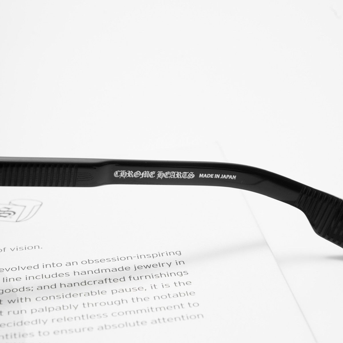 Chrome Hearts CHROME HEARTS CHIRP CHIRP BLACK GLASSES Size ONE SIZE - 4 Thumbnail