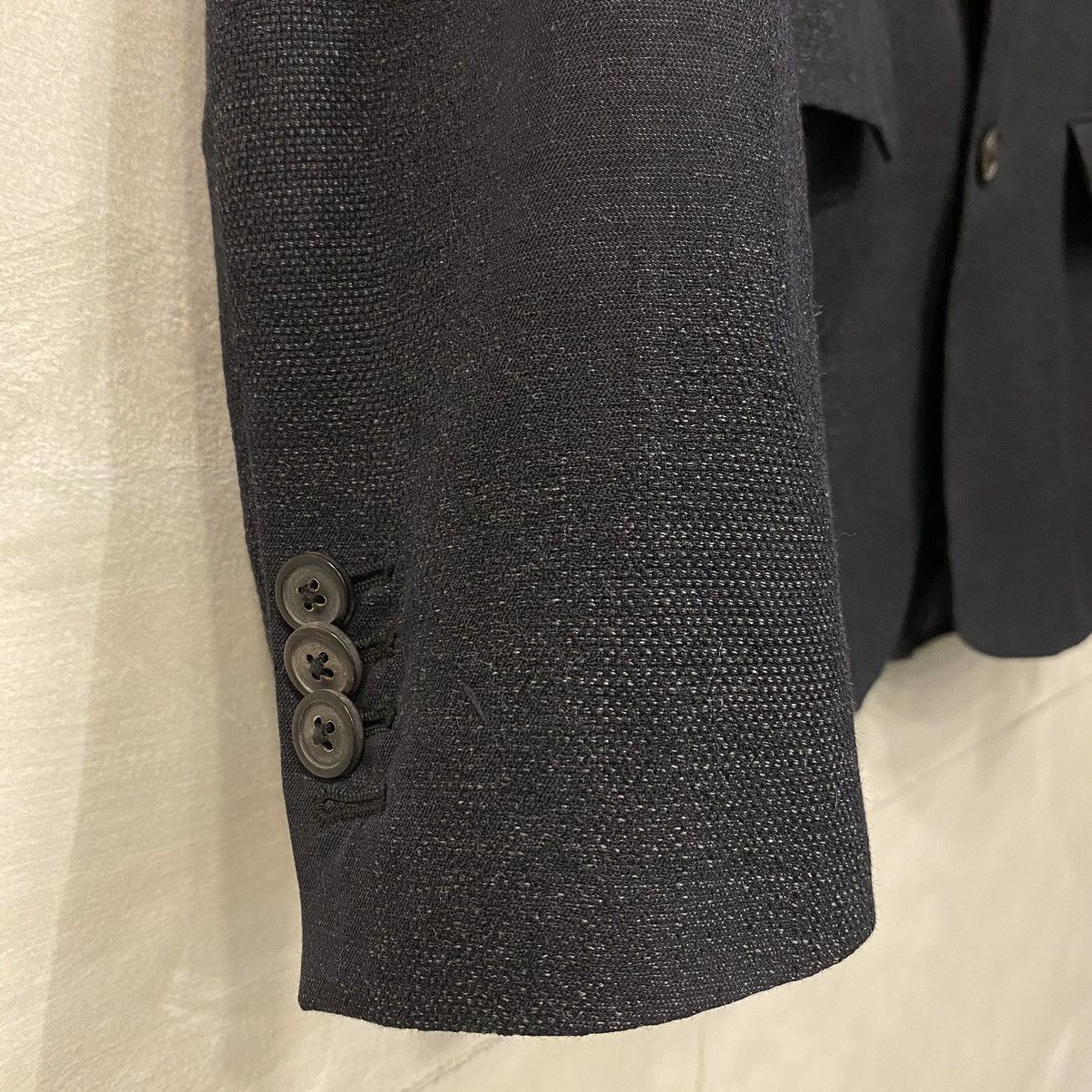 Maison Margiela Maison Margiela - FW10 Textured Wool Blazer Size 44S - 2 Thumbnail