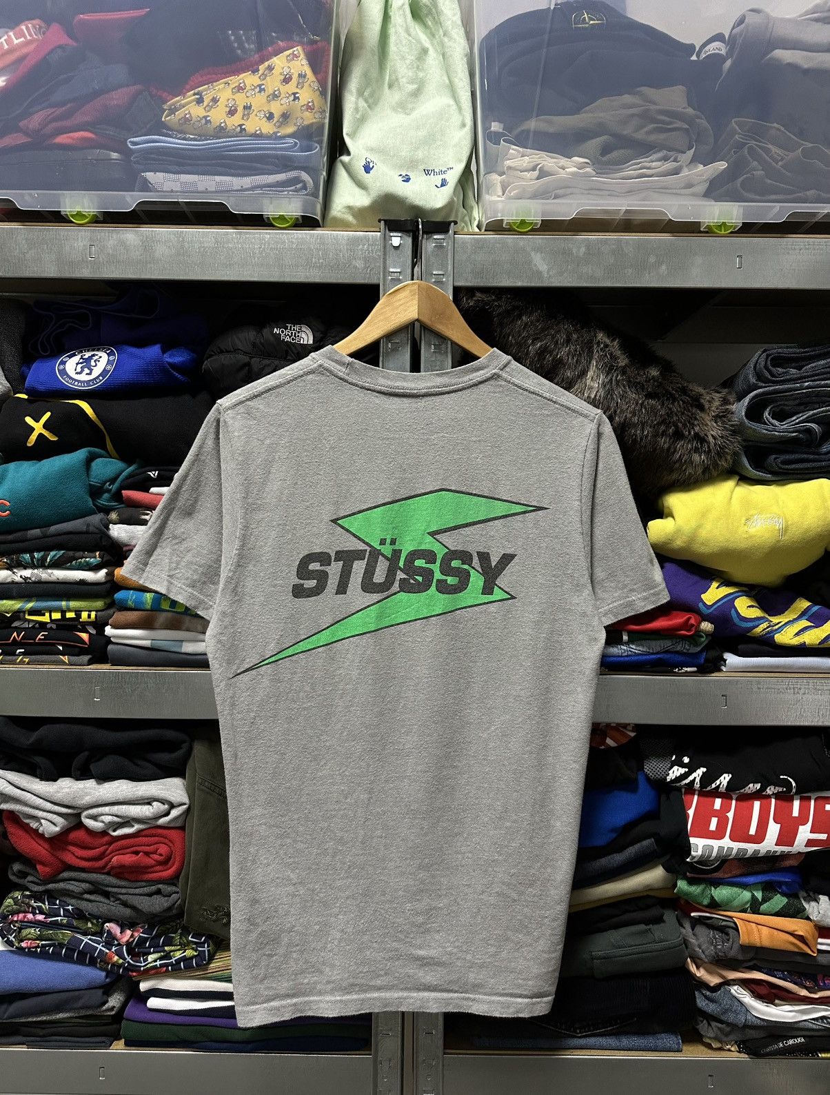 Stussy Vintage Stussy T Shirt Tee Lightning Logo Baggy 90s y2k Size US S / EU 44-46 / 1 - 2 Thumbnail