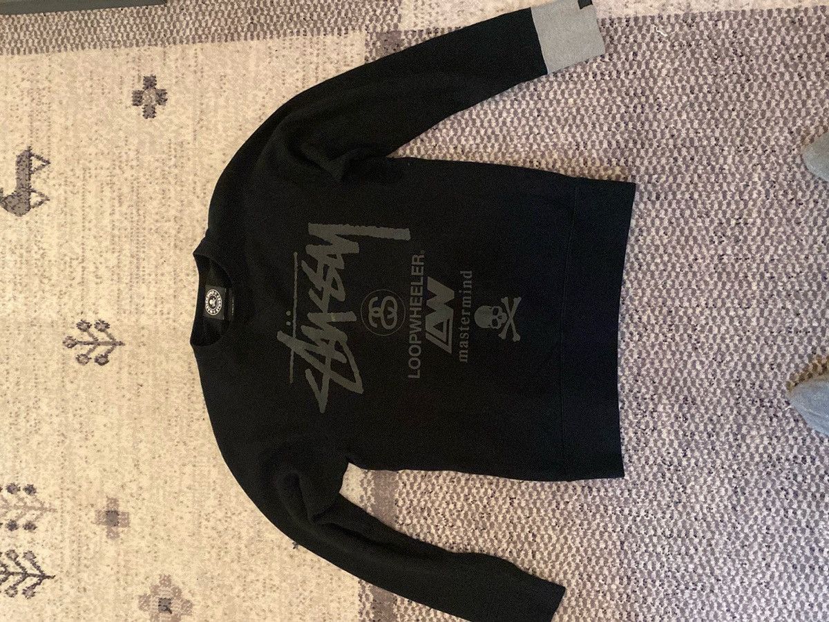 Mastermind Japan × Stussy STUSSY Mastermind Japan Loopwheeler Sweatshirt Size US M / EU 48-50 / 2 - 2 Thumbnail