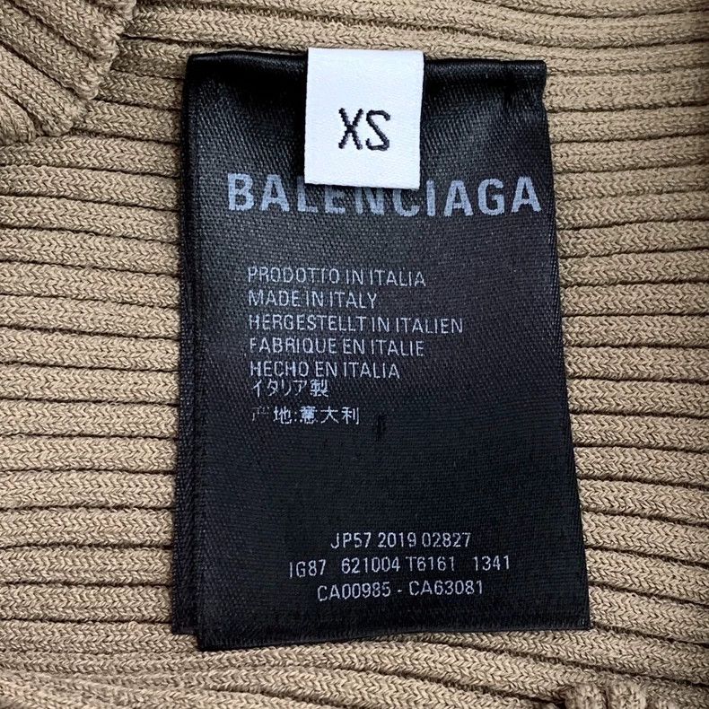 Balenciaga Balenciaga Brown logo bullet-screen printed crewneck long- Size US XS / EU 42 / 0 - 6 Thumbnail