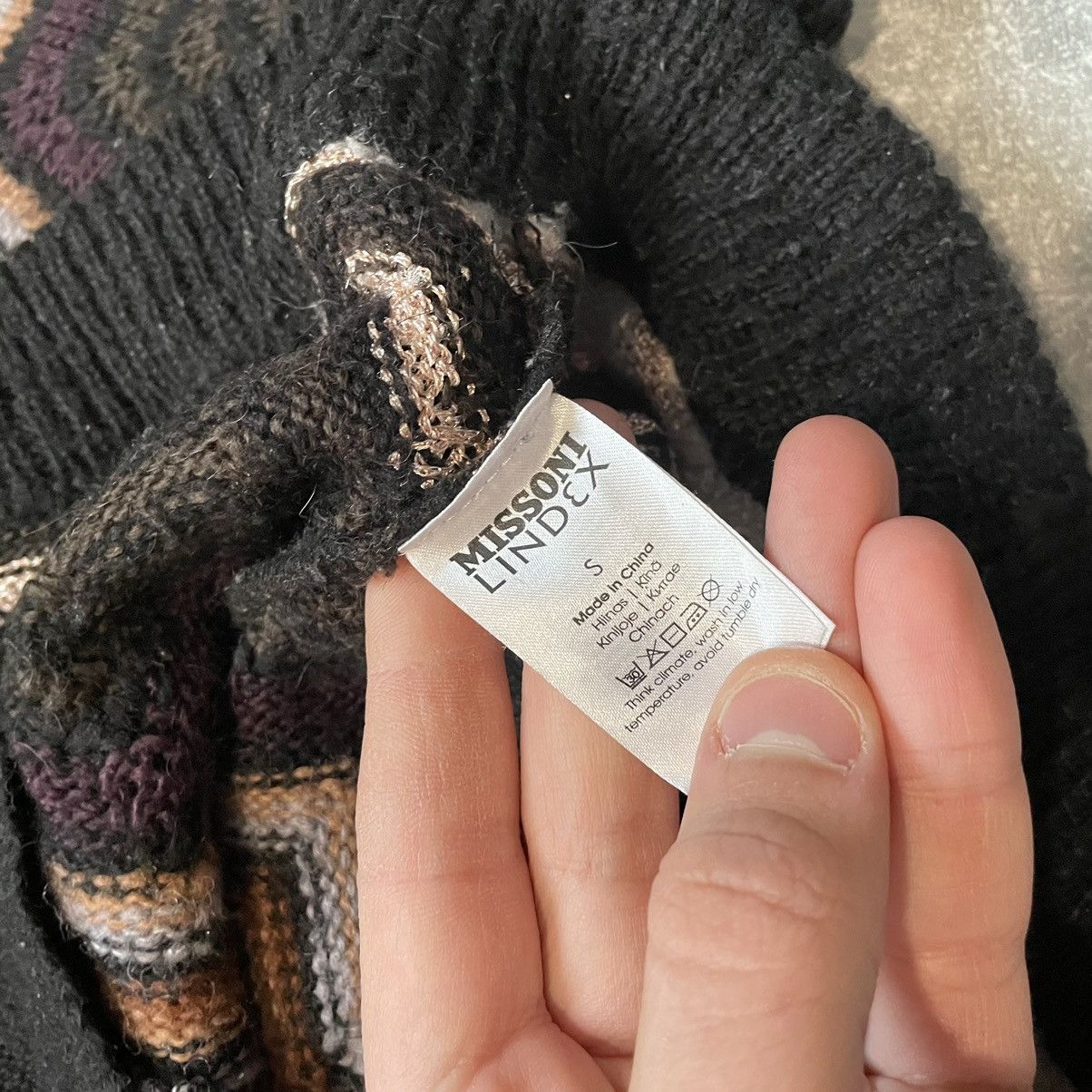 Jean Paul Gaultier × Missoni Missoni 90s Sweater coogi knit Cardigan button up tundra Size S / US 4 / IT 40 - 6 Thumbnail