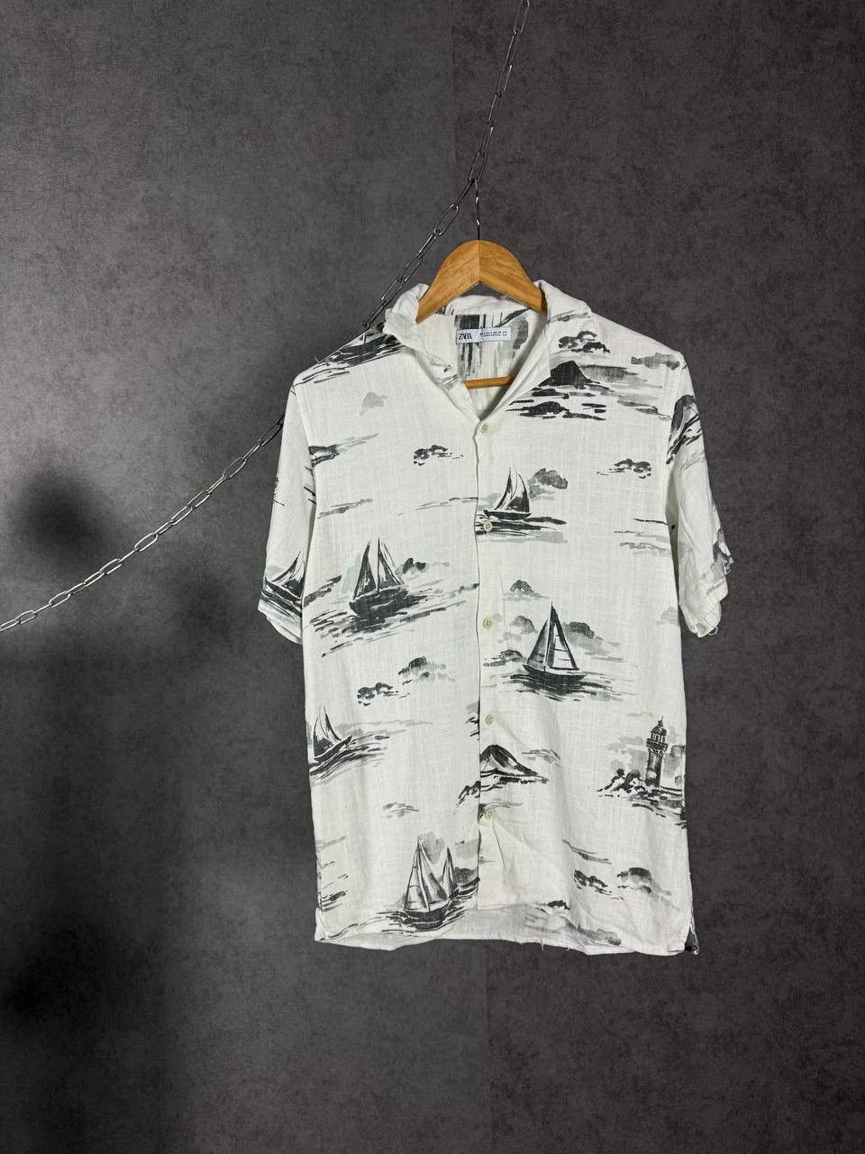 Zara Zara Man art crazy hawaiian shirt Size US S / EU 44-46 / 1 - 1 Thumbnail