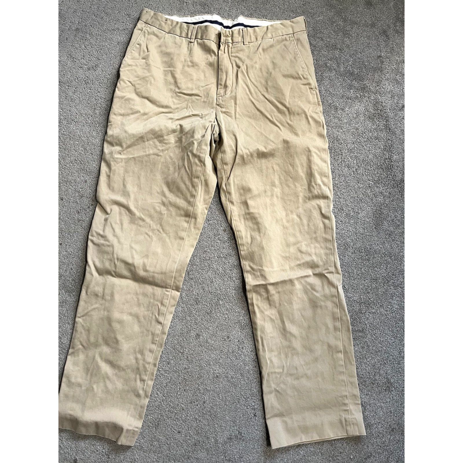 Polo Ralph Lauren VINTAGE Polo Ralph Lauren Pants Adult 36 Brown Chino Preston 100% Cotton 36x31 Size US M / EU 48-50 / 2 - 2 Thumbnail