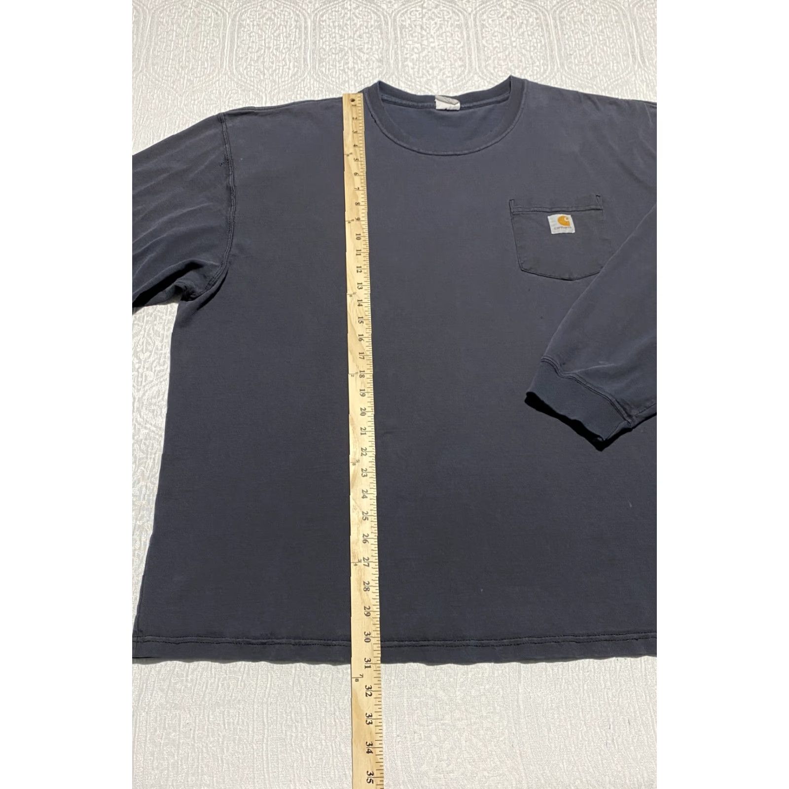 Carhartt VINTAGE Carhartt Shirt Mens 2XL Black Long Sleeve Pocket Workwear Heavyweight Cotton Size US XXL / EU 58 / 5 - 7 Thumbnail