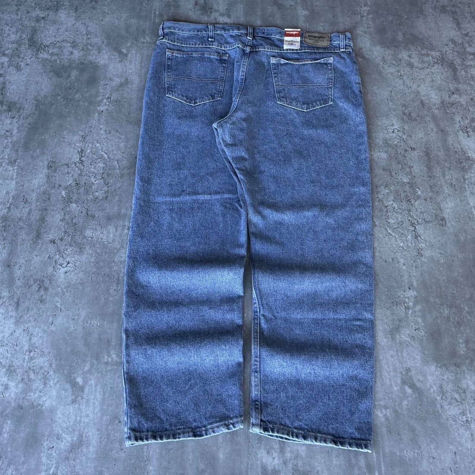 Carhartt × Vintage × Wrangler Brand New Wrangler Baggy Essential Grunge Opium Denim Jeans Size US 43 - 1 Thumbnail