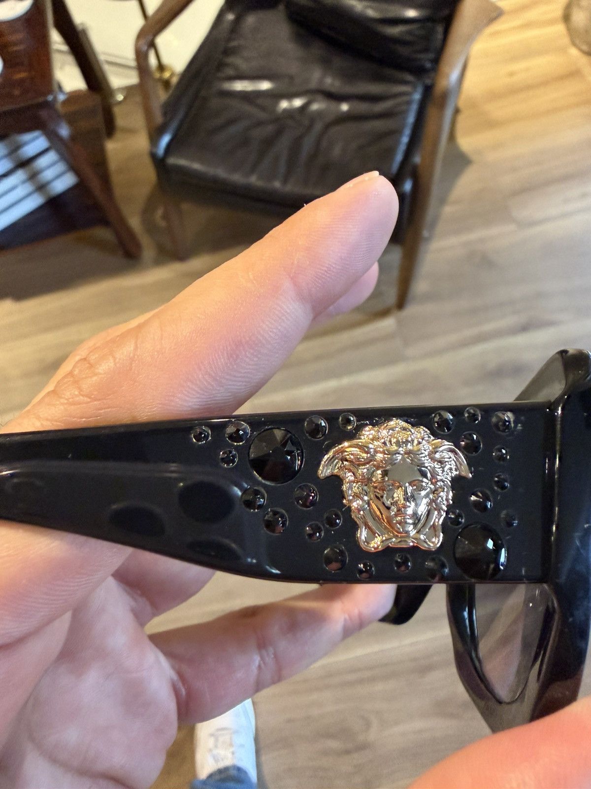 Versace Versace VE4308B Crystal Medusa Sunglasses Size ONE SIZE - 4 Thumbnail