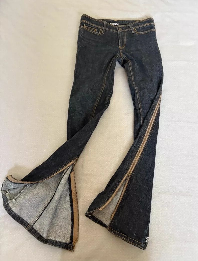 Yohji Yamamoto Vintage Jungle Cat Detachable Zip Jeans-2506 Size 33" - 5 Thumbnail