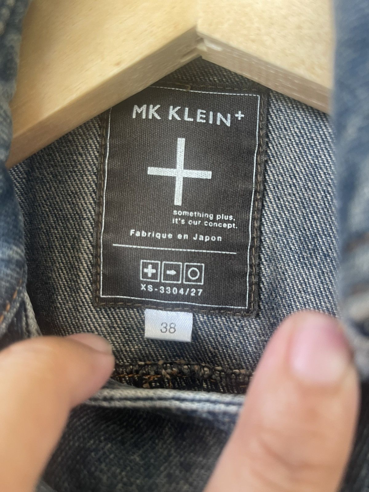 Japanese Brand × Michel Klein × Vintage Nice DENIM JACKET BY MK KLEIN Size S / US 4 / IT 40 - 6 Thumbnail