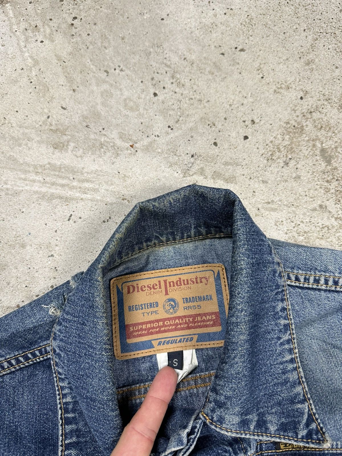 Diesel Vintage Y2K Diesel Denim Jeans Trucker Jacket Size S / US 4 / IT 40 - 9 Thumbnail