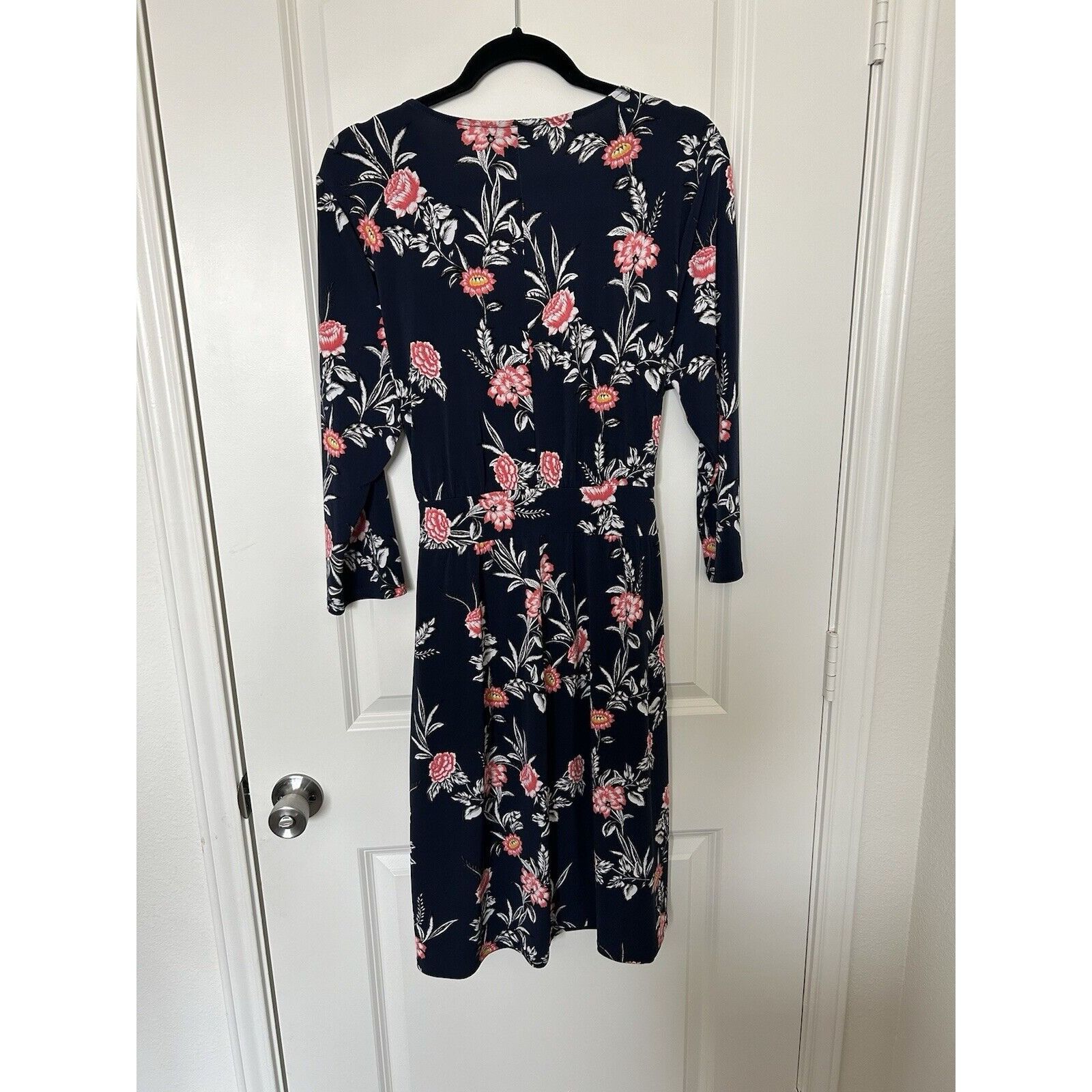 Other Lane Bryant Womens Blue Floral Faux Wrap Dress Sz 14/16 Stre Size XL / US 12-14 / IT 48-50 - 6 Thumbnail