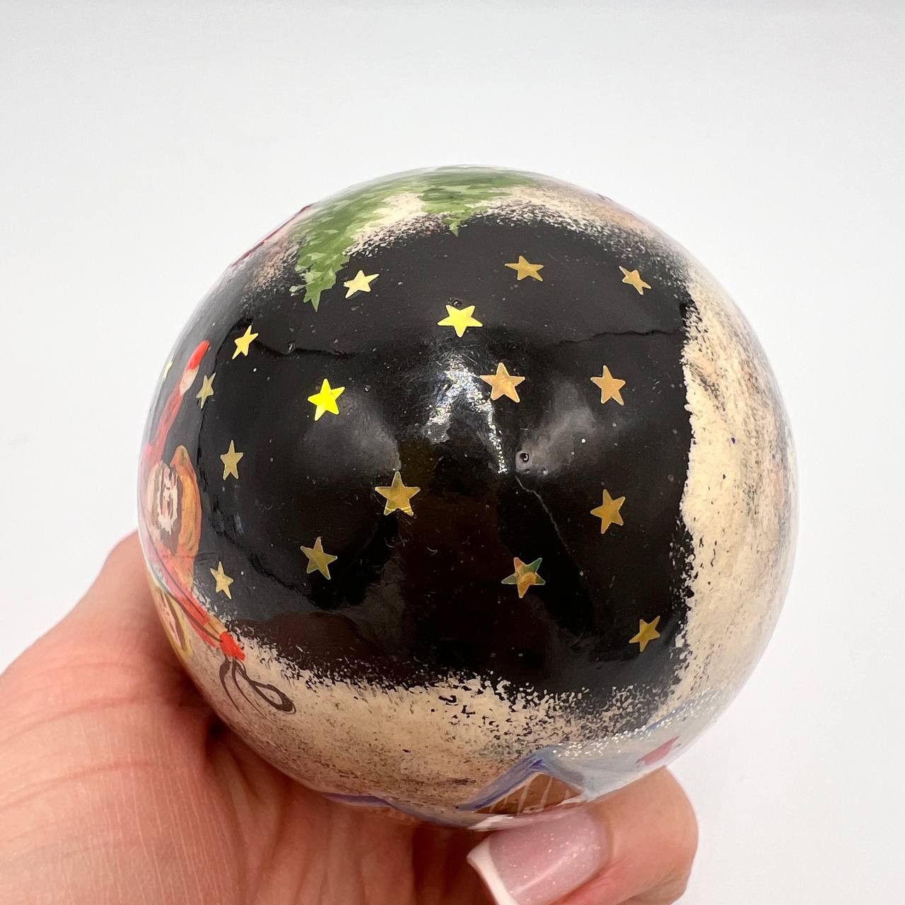 Handmade × Vintage Vintage Hand Painted Wooden Wood Lacquer Figure Souvenir Size ONE SIZE - 4 Thumbnail