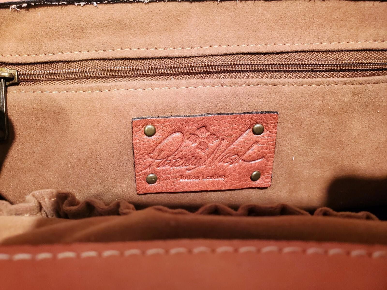 Patricia Nash Rare Patricia Nash Pink Leather Ferraro Handbag Pink Leather Size ONE SIZE - 3 Thumbnail