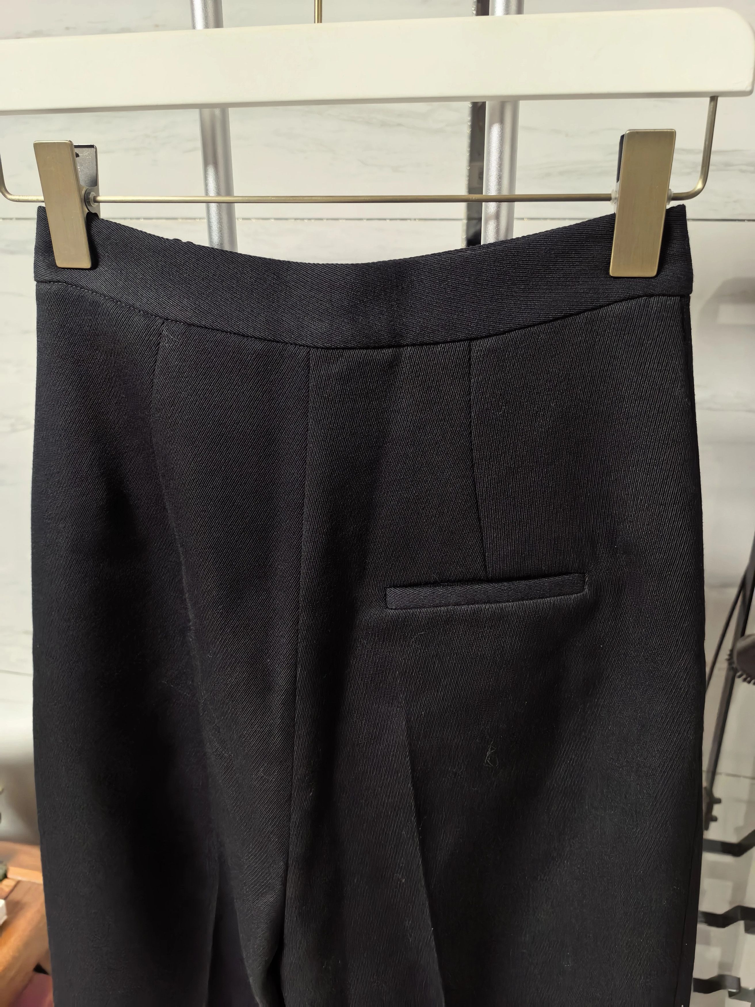 Loewe LOEWE FW23 straight-leg casual heavyweight wool pants Size 25" / US 0 / IT 36 - 6 Thumbnail