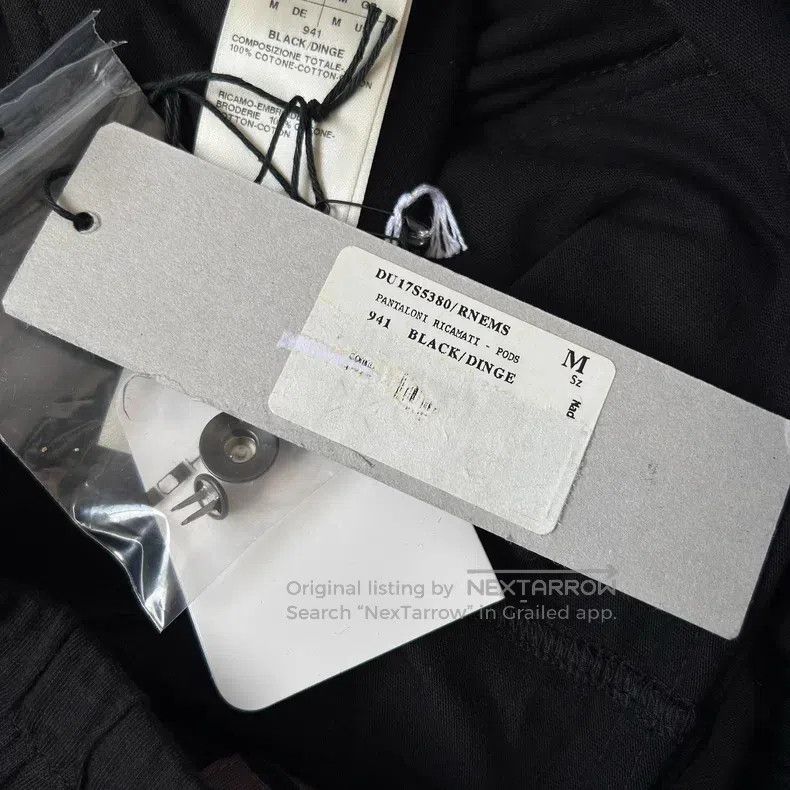 Rick Owens Rick Owens size m Pendant embroidered logo drawstring short Size US 28 / EU 44 - 7 Thumbnail