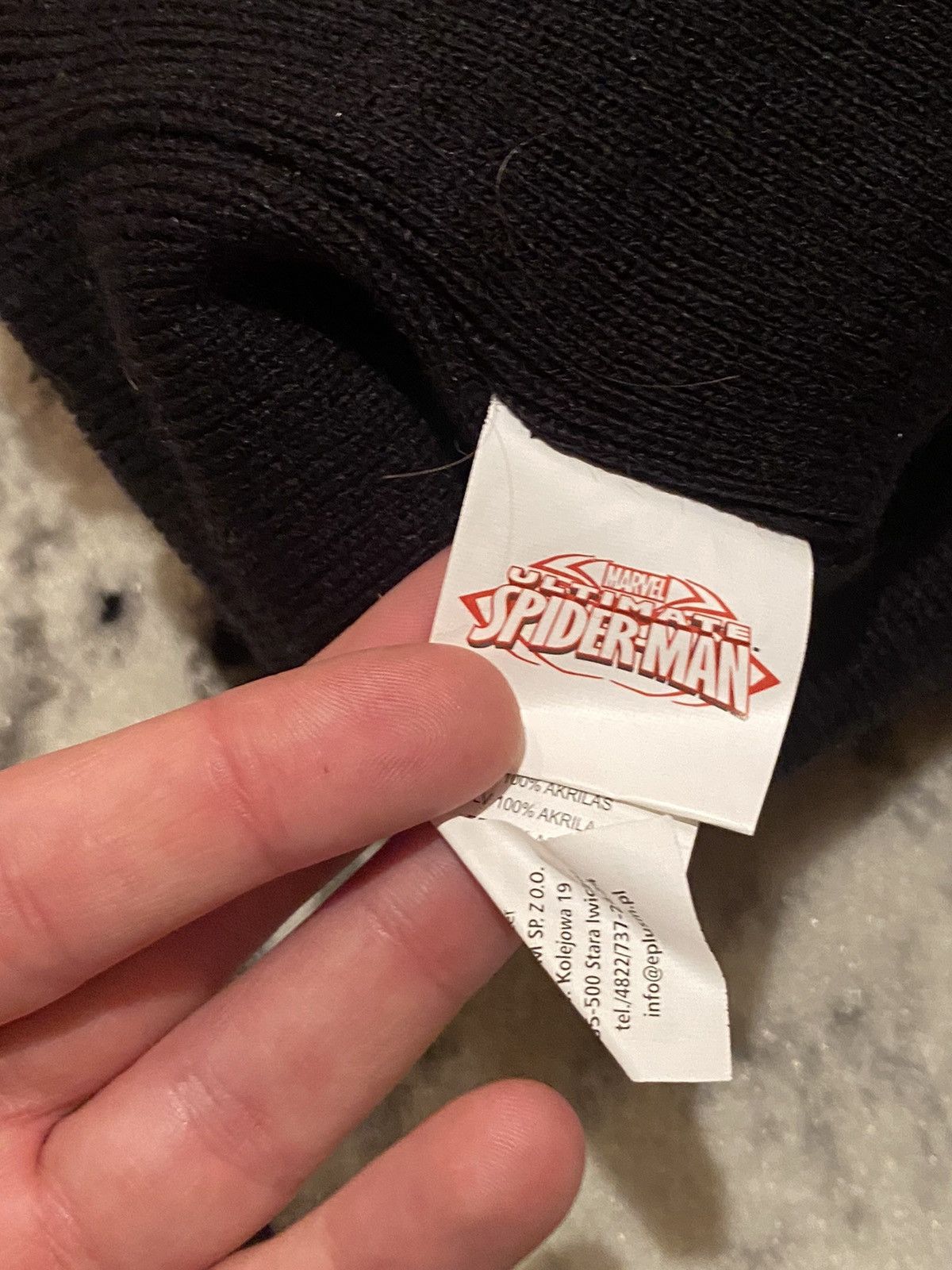 Japanese Brand × Vintage Vintage Spider Man Y2K Hat Size ONE SIZE - 6 Thumbnail