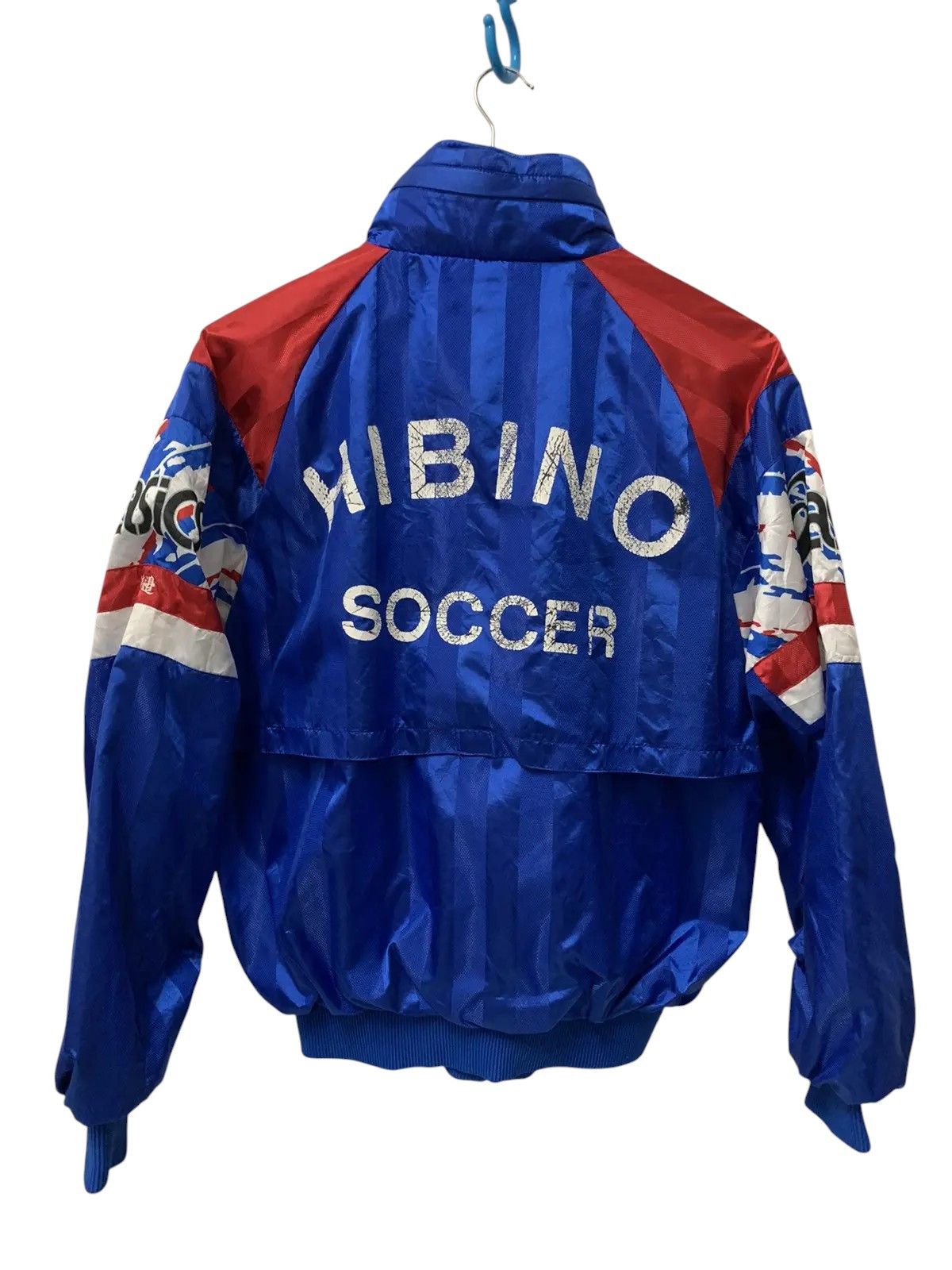 Asics Rare ASICS Japan Hibino Soccer Windbreaker Size US L / EU 52-54 / 3 - 2 Thumbnail