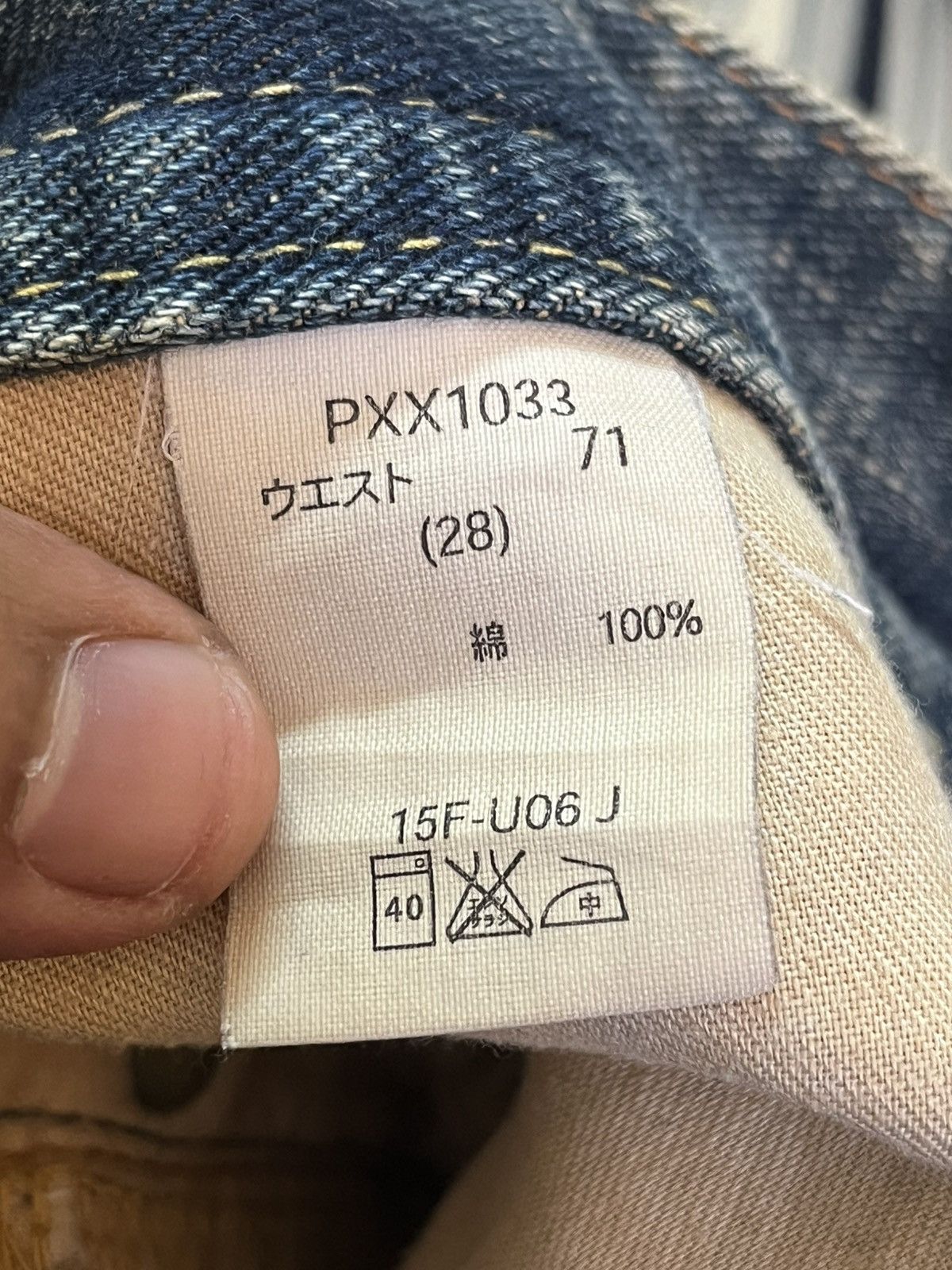 Japanese Brand Vintage GLheart Faded Mudwash Distressed Denim Size US 29 - 10 Thumbnail