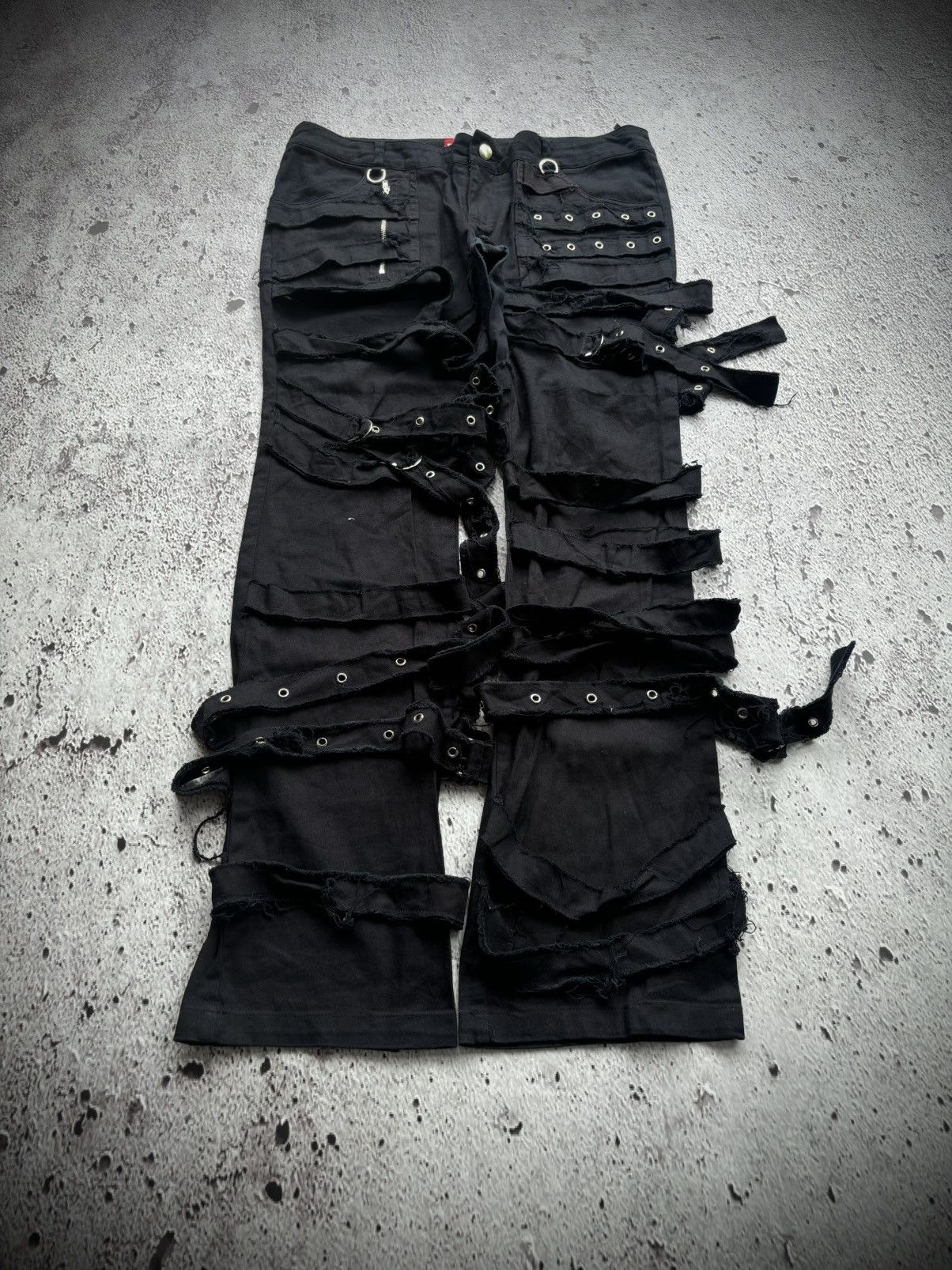 Hysteric Glamour 2000's body line bondage LGB punk style Pants Size US 34 / EU 50 - 1 Thumbnail