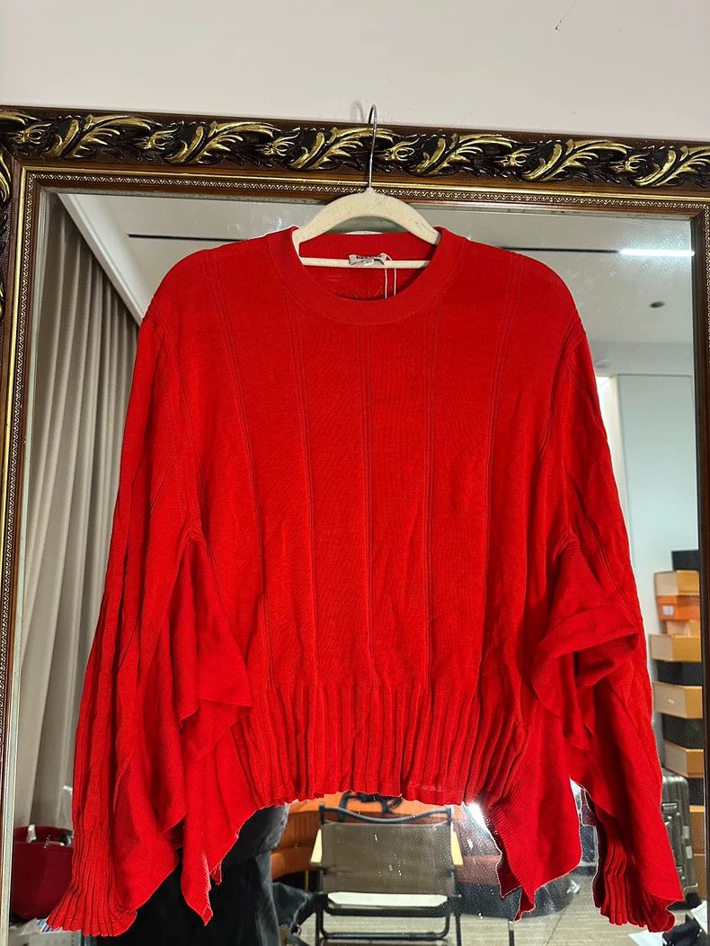 Kenzo KENZO Red Knit Sweater, Size XS Size XS / US 0-2 / IT 36-38 - 1 Thumbnail